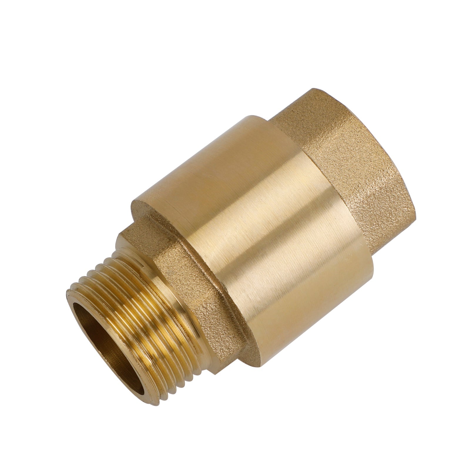 Válvula de retenção de latão G1/2" G3/4" G1" Prevenção de refluxo sem retorno com rosca M para F
