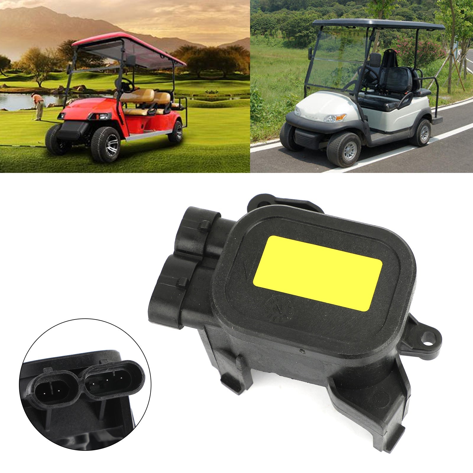 Potenciómetro del acelerador apto para Precedent Golf Car DS Club Car MCOR 4 105116301 genérico