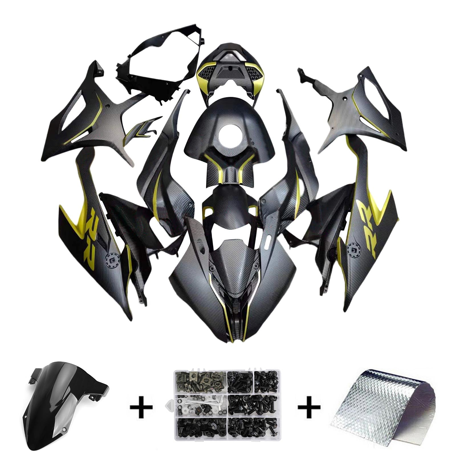 2019-2022 BMW M1000RR S1000RR Kit de carénage carrosserie plastique ABS