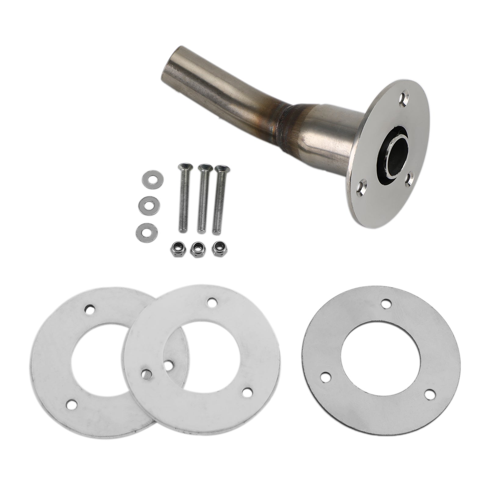 Sortie d'échappement + plaque de support & Fixations pour chauffage Eberspacher Webasto 24 mm