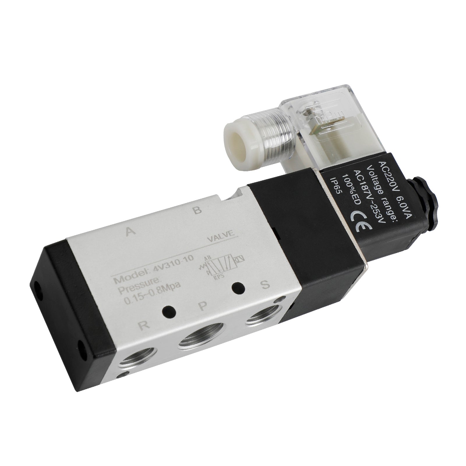 Électrovanne pneumatique électrique 4V310-10 2 positions 5 voies PT 3/8"