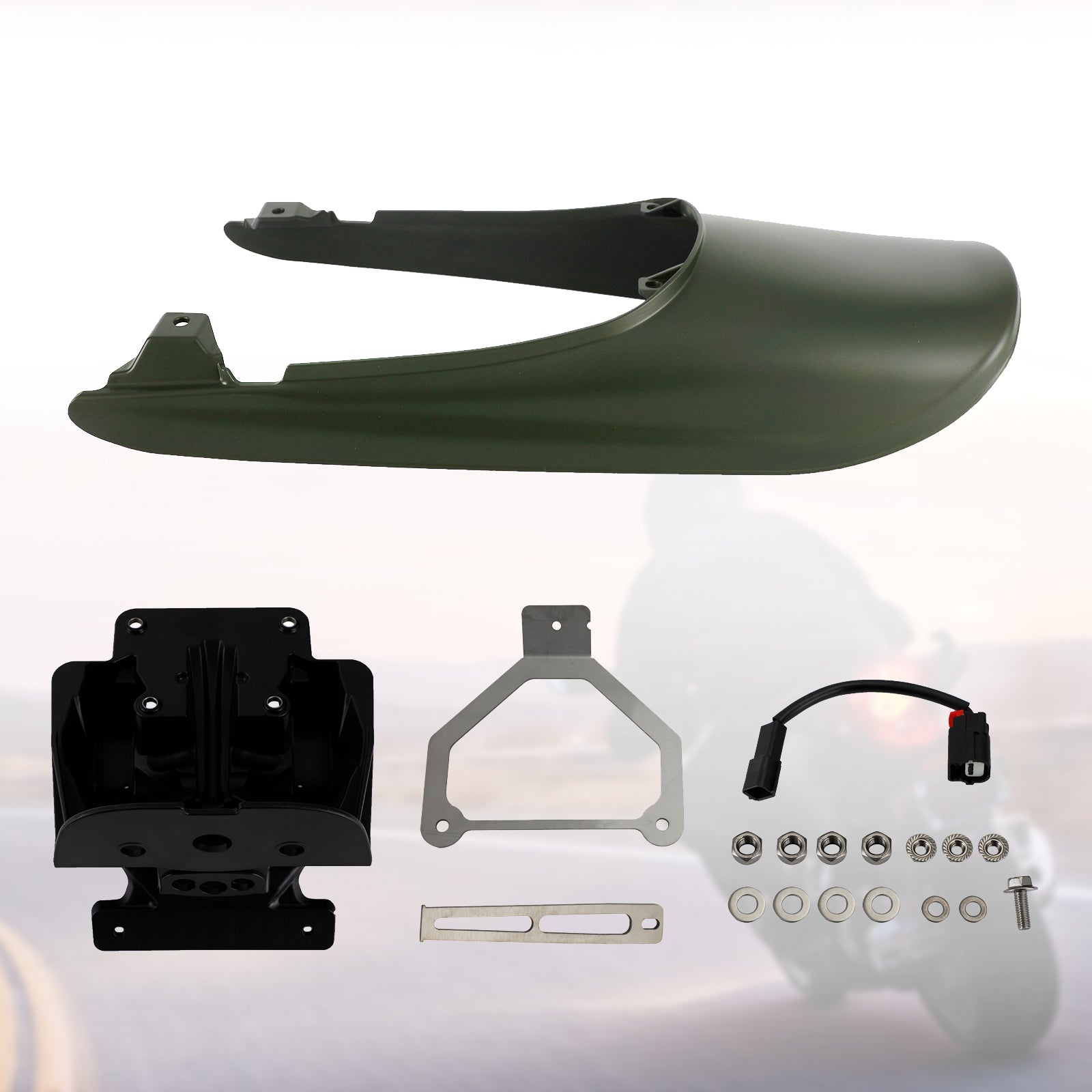 2018-2022 Kawasaki Z900RS Tail Cowl Fairing+Suplens