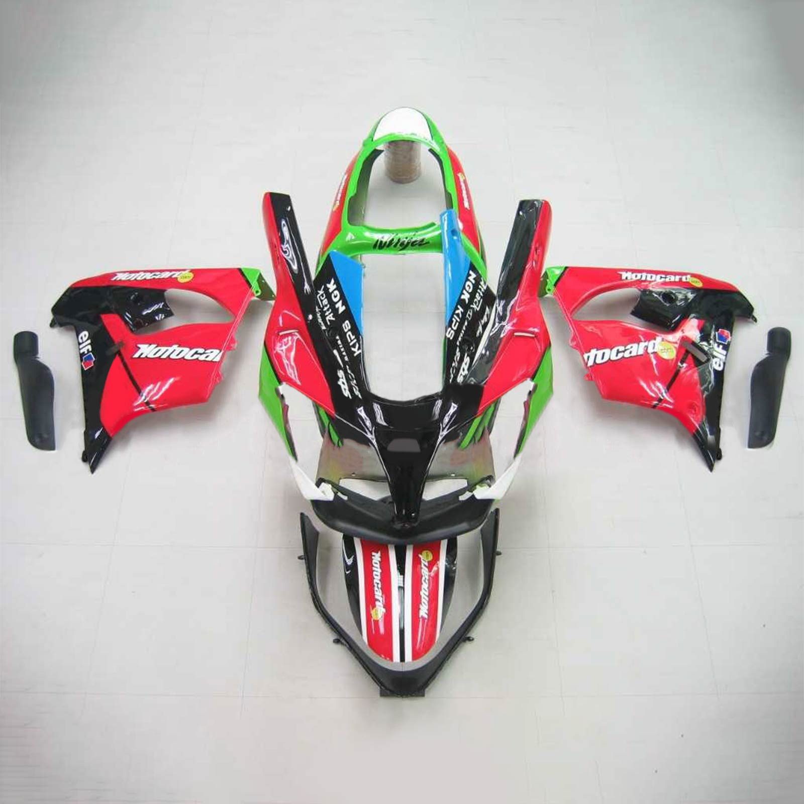 2000-2001 KAWASAKI ZX9R AMOTOPART INJECTION KIT CAURING BODLWORD PLASTIQUE ABS # 111