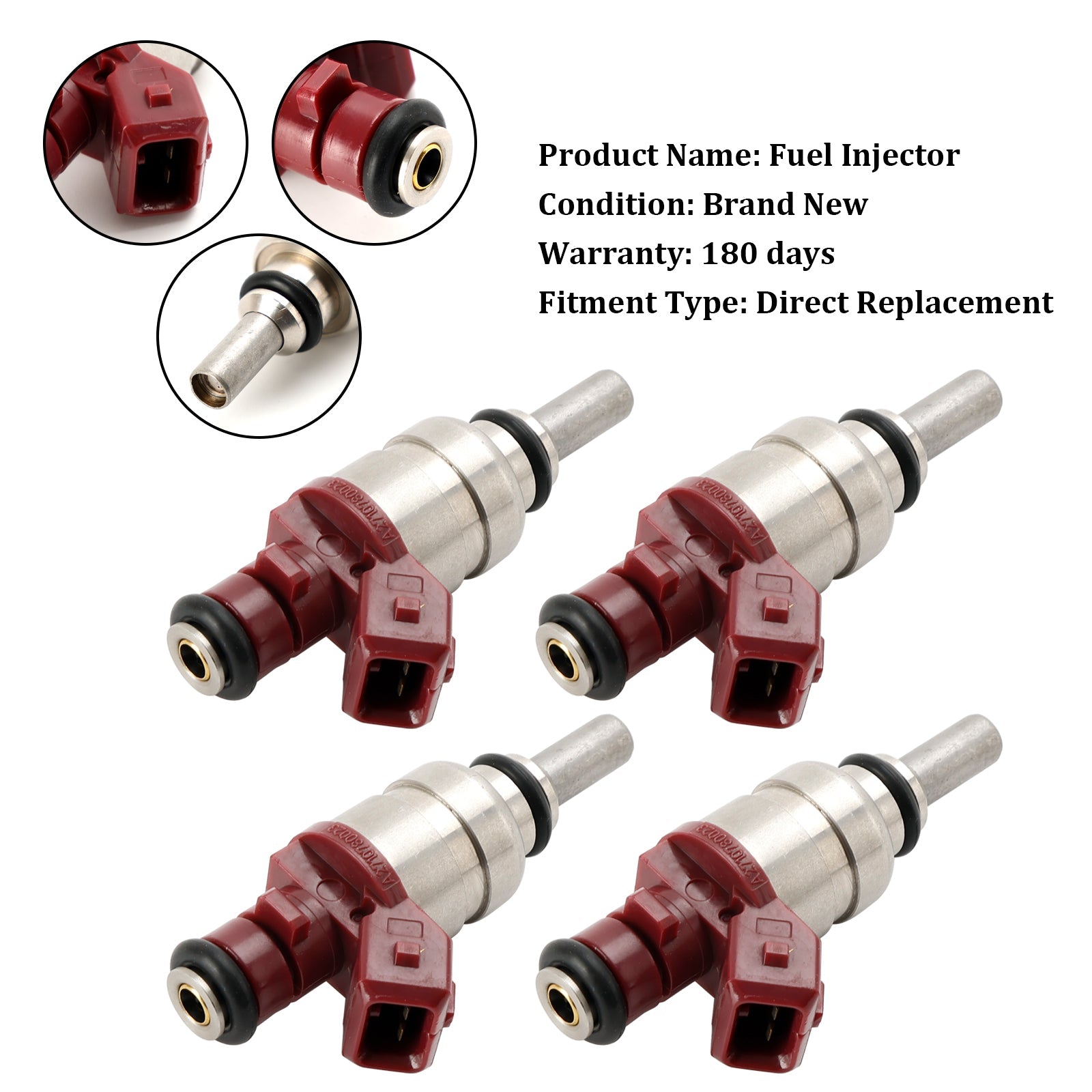 4ks injektor paliva A2710780023 Fit Mercedes Benz CLK triedy CLK 1,8L