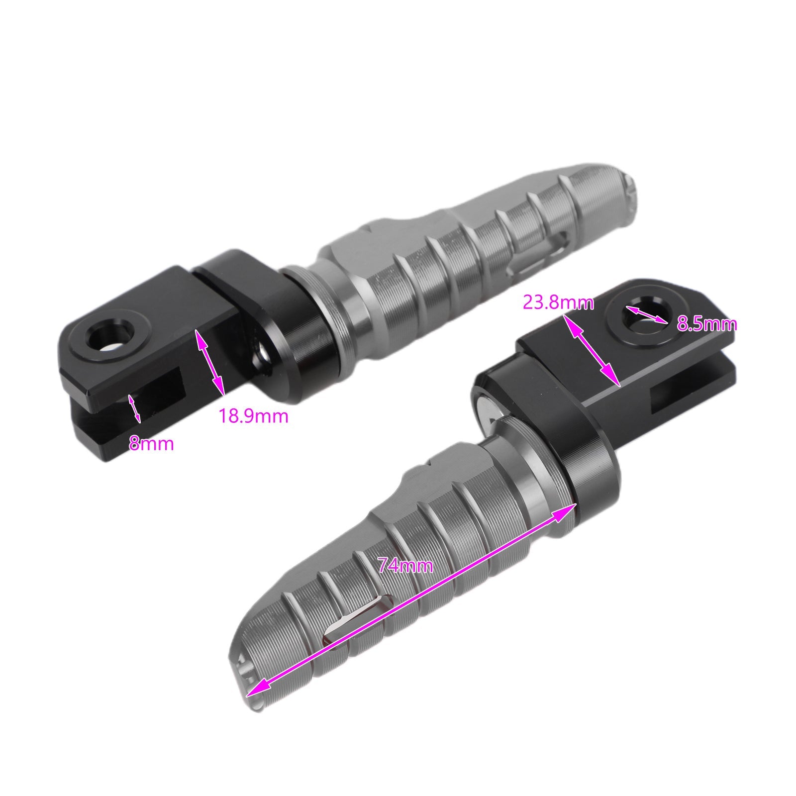 Reposapiés delanteros para Aprilia RSV4 Factory 2009-2022 Tuono 660 2021-2022 Genérico