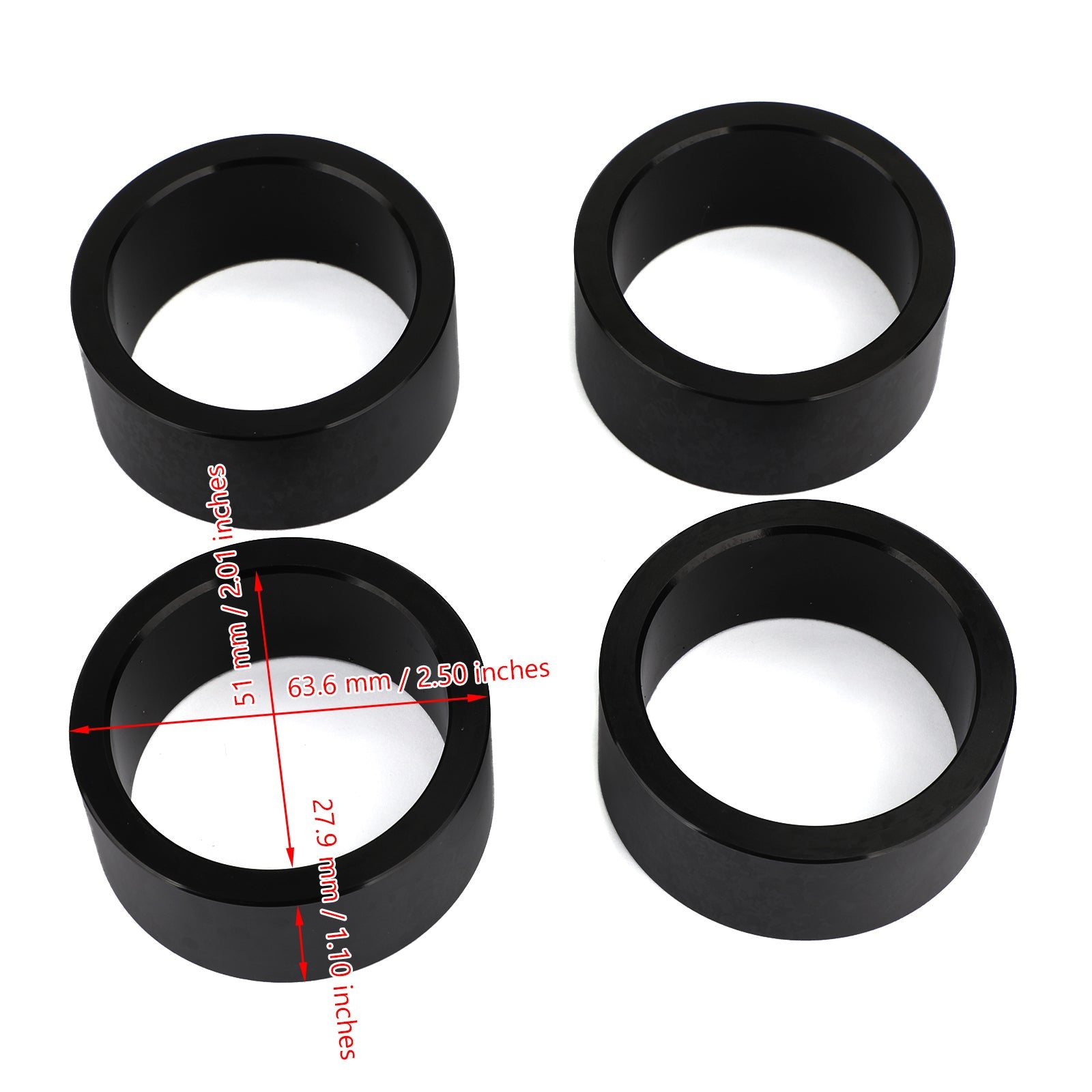 Rise Suspension Lift Spacer Kit for Can Am Bombardier Outlander 650 800 ATV Generisk