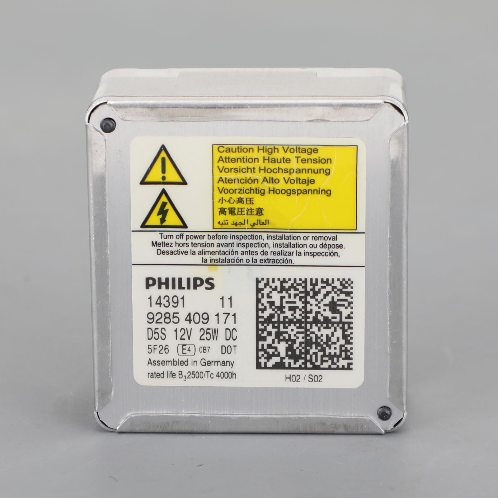 Pour Philips Hid Xenon Headlight Bulbes D5S 12V25W 4200K Pièces de ferraille