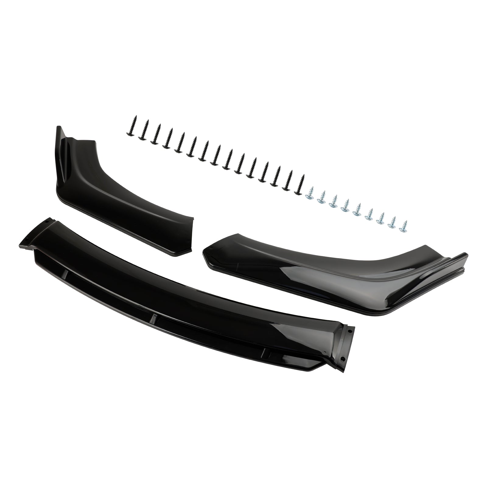 4ks Univerzálny automobil predný nárazník na pery súprava splitter