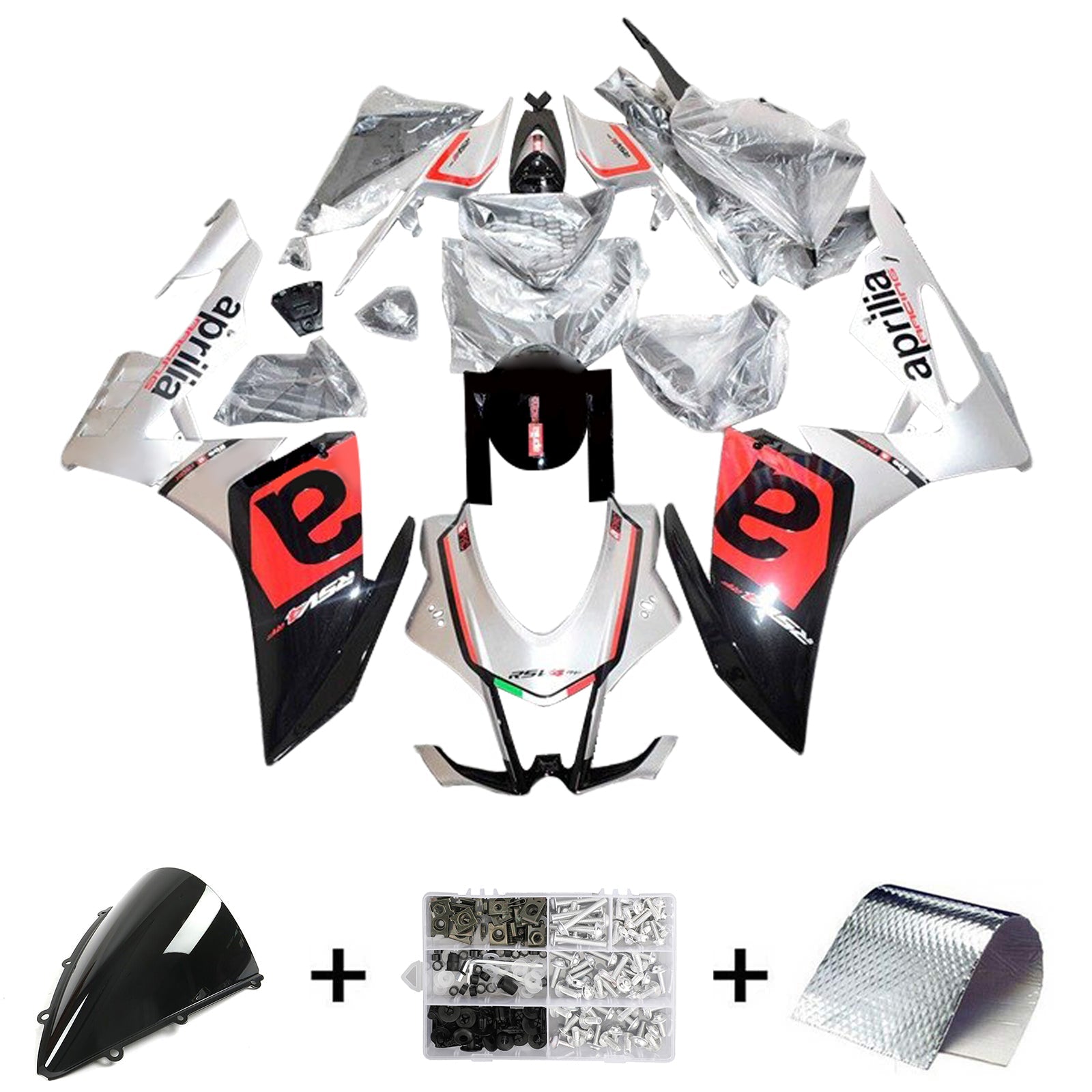 2016-2018 Aprilia RSV4 1000 Kit de carénage Kit de carrosserie Plastique