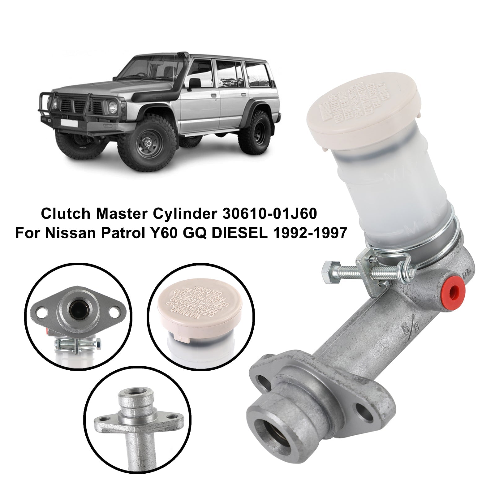 1992-1997 Nissan Patrol Y60 GQ DIESEL Maître-cylindre d'embrayage 30610-01J60 Générique