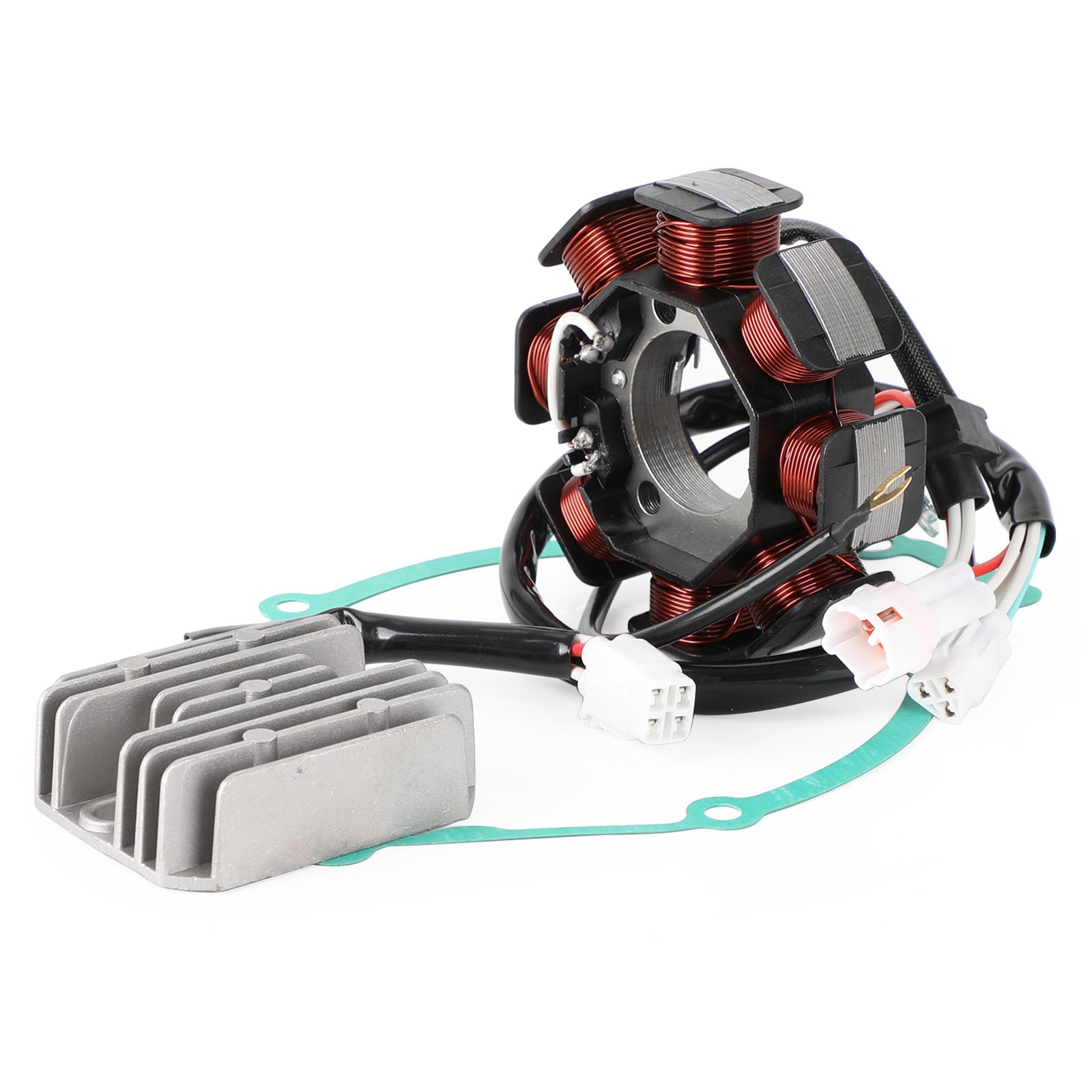 2011-2013 Yamaha YFM 125 R Regulador Raptor Magneto Stator Kit de junta da bobina Fedex Express genérico