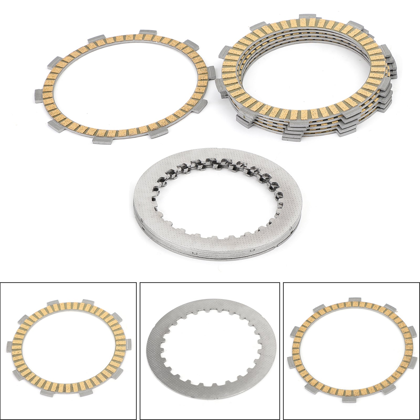 Kit d'embrayage en acier & Plaques de friction pour Honda NT NV VRX 400 Steed 400 1983-2002 Generic