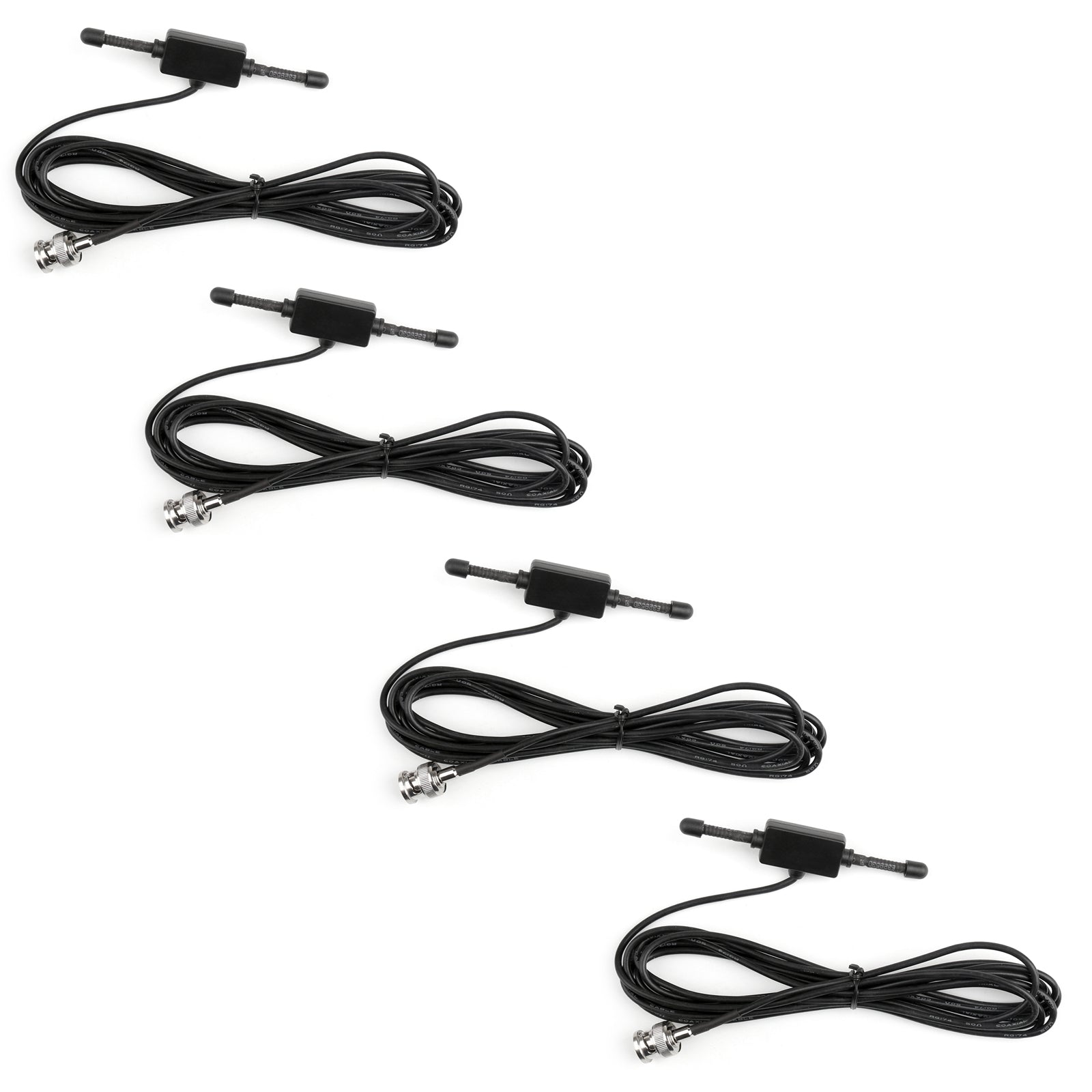 1 stuks scannerantenne voor Uniden Motorola Radio BNC glasmontage 4" Mobiele volledige band