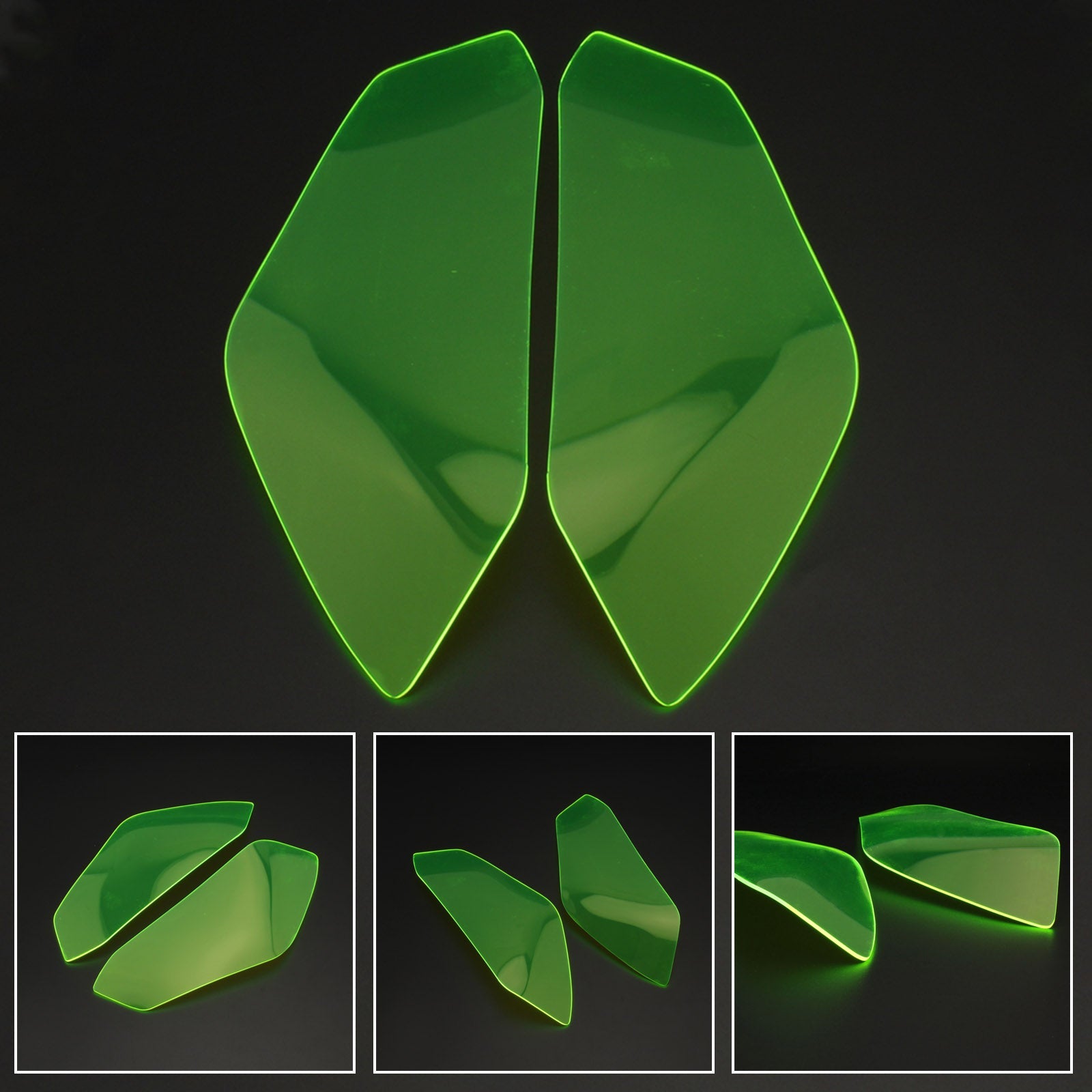 Cubierta de protección de lente de faro delantero para Honda Cbr1000Rr 2017-2020, color humo genérico