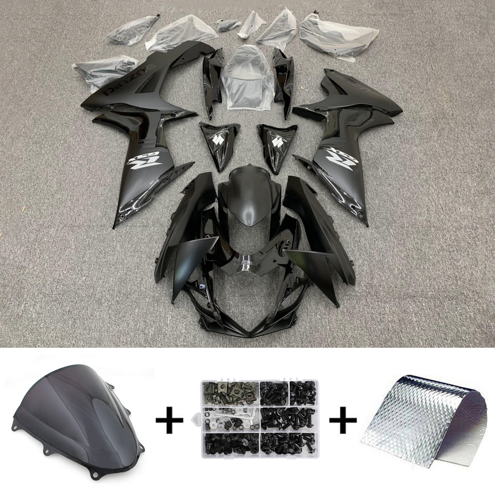2011-2024 Suzuki GSXR 600/750 K11 Kit de carénage injection Amotopart Bodywork Plastic Abs # 101