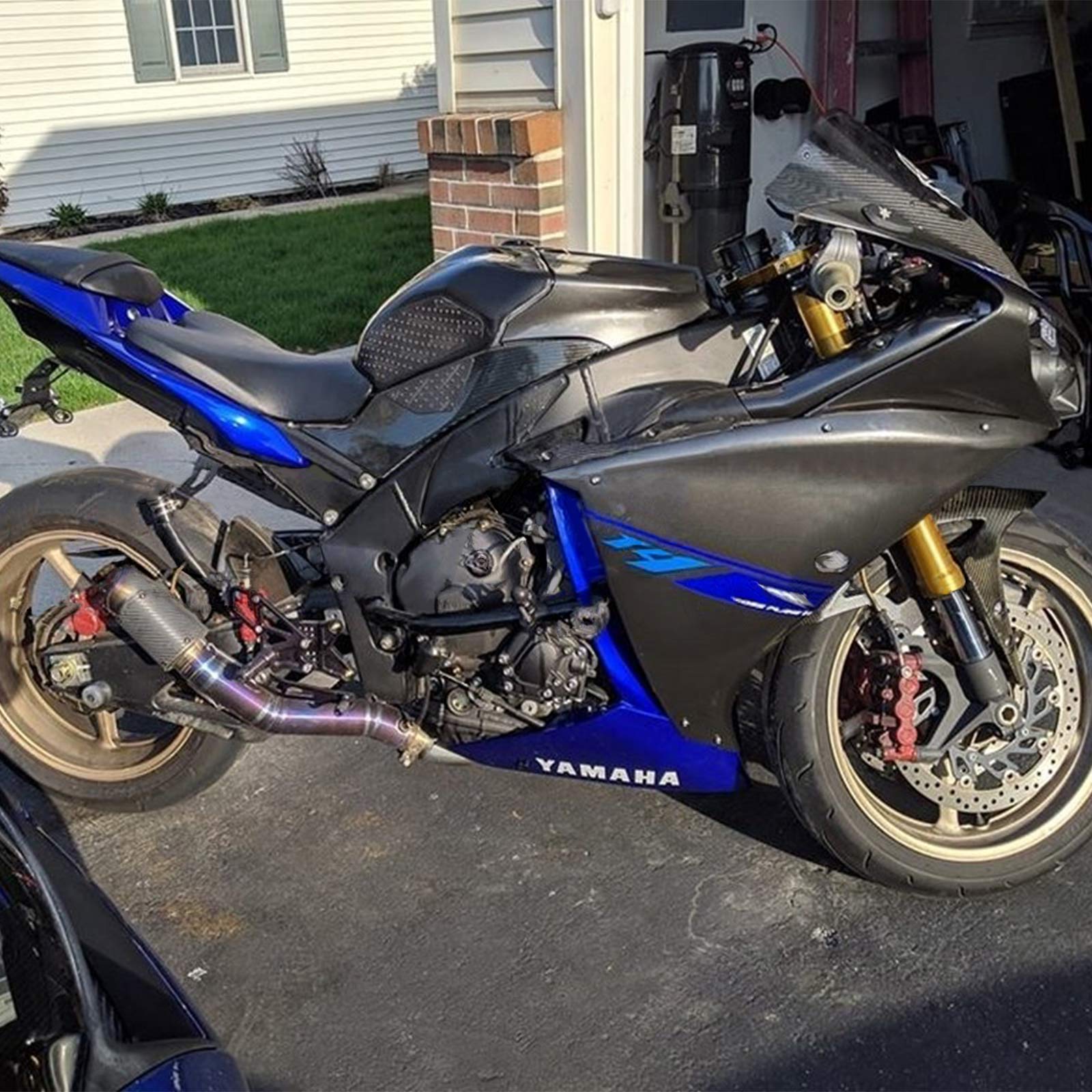 2012-2014 Yamaha YZF 1000 R1 Kit de carenagem de injeção Plástico ABS #126