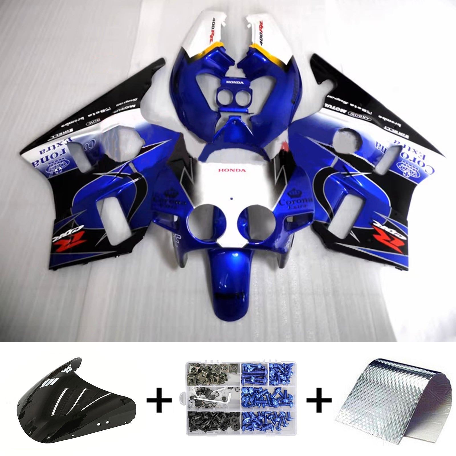 1987-1989 Honda CBR400RR NC23 Fairing Kit Bodywork Plast Abs Abs