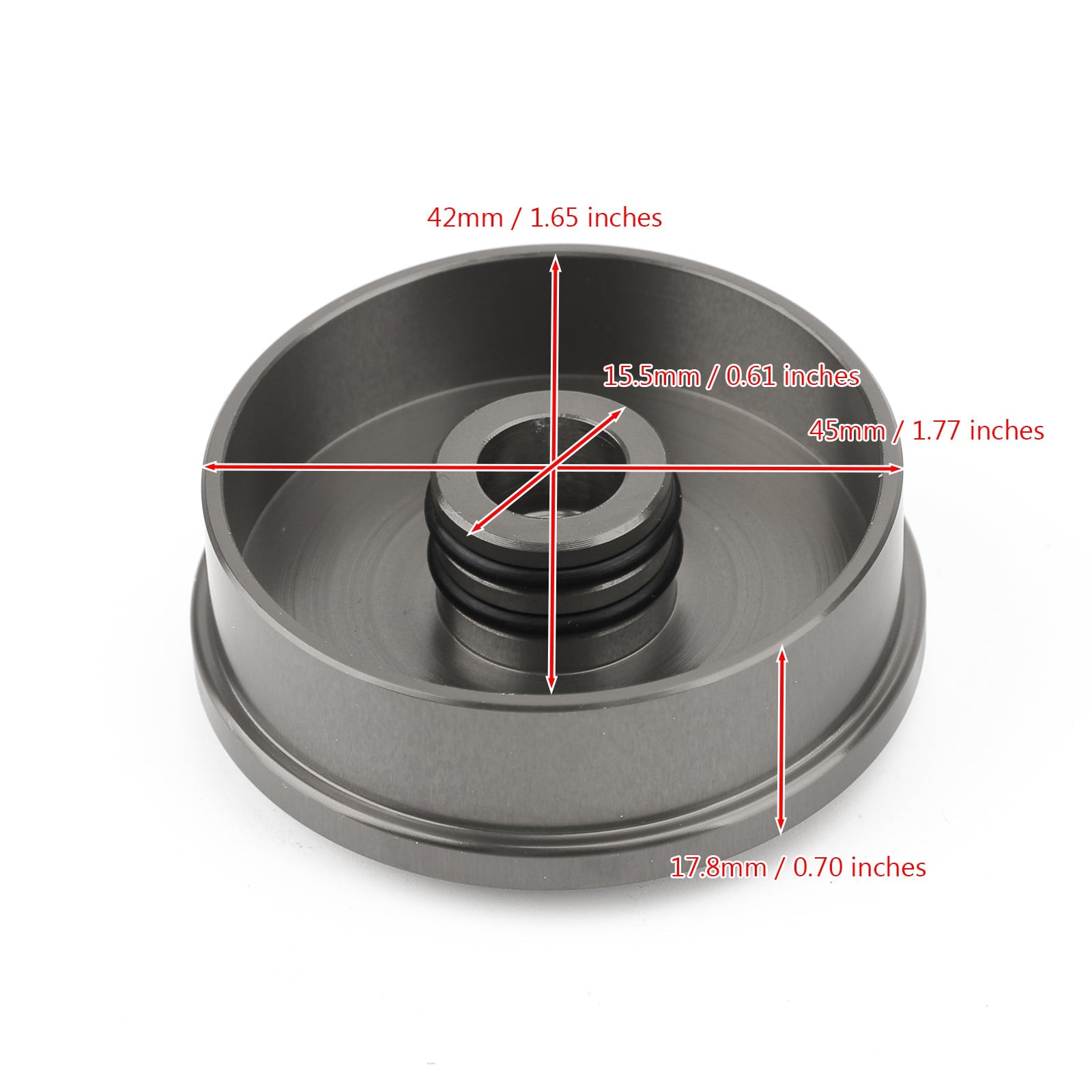 CNC styringstamhette Yoke Frame Plug Insert for BMW R Nine T R9T 2013-2016 Generisk