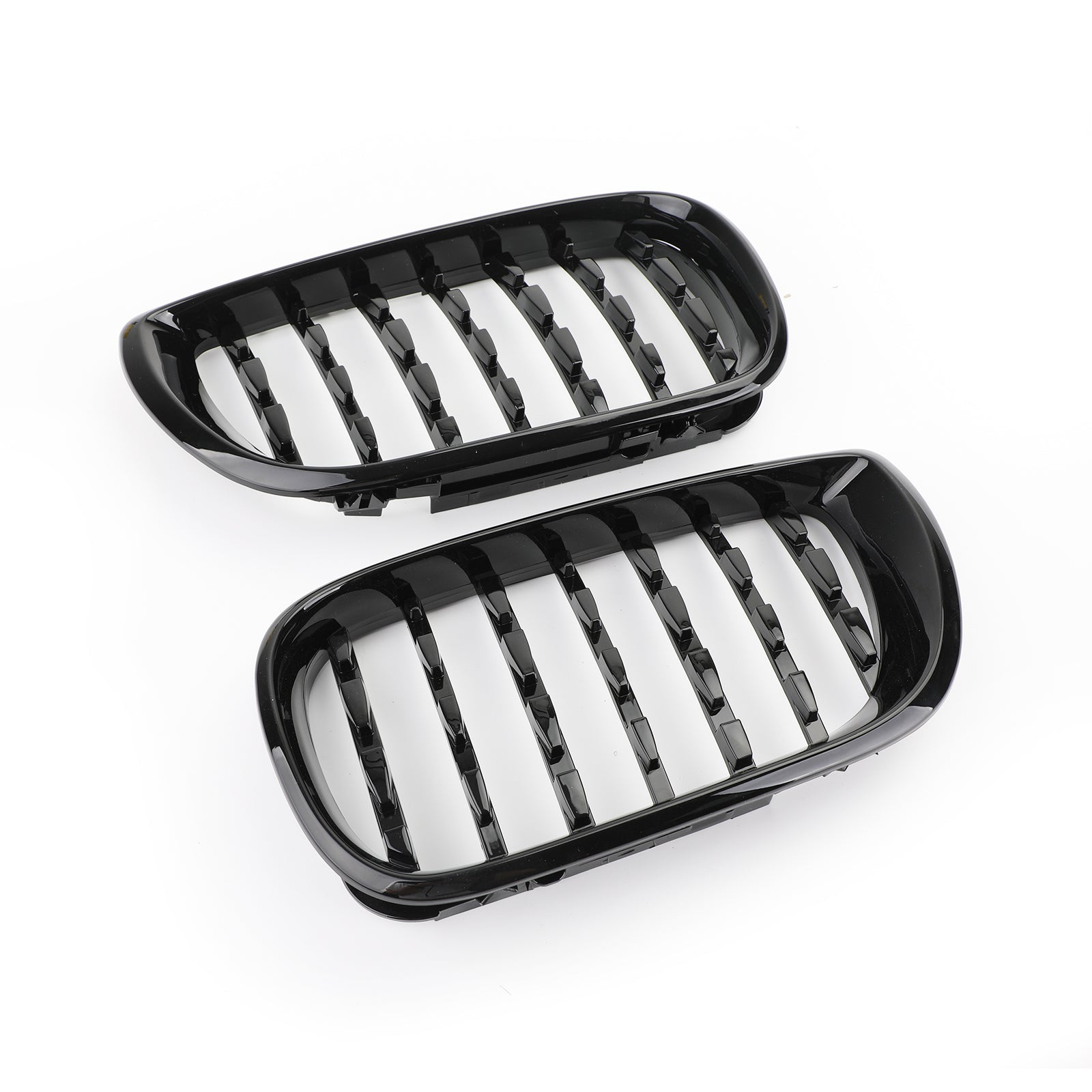 2002-2005 BMW E46 Sedan/Touring Facelift 4Dr Diamond Style Front Grille Zwart&Chroom/Chroom/Zwart Generiek