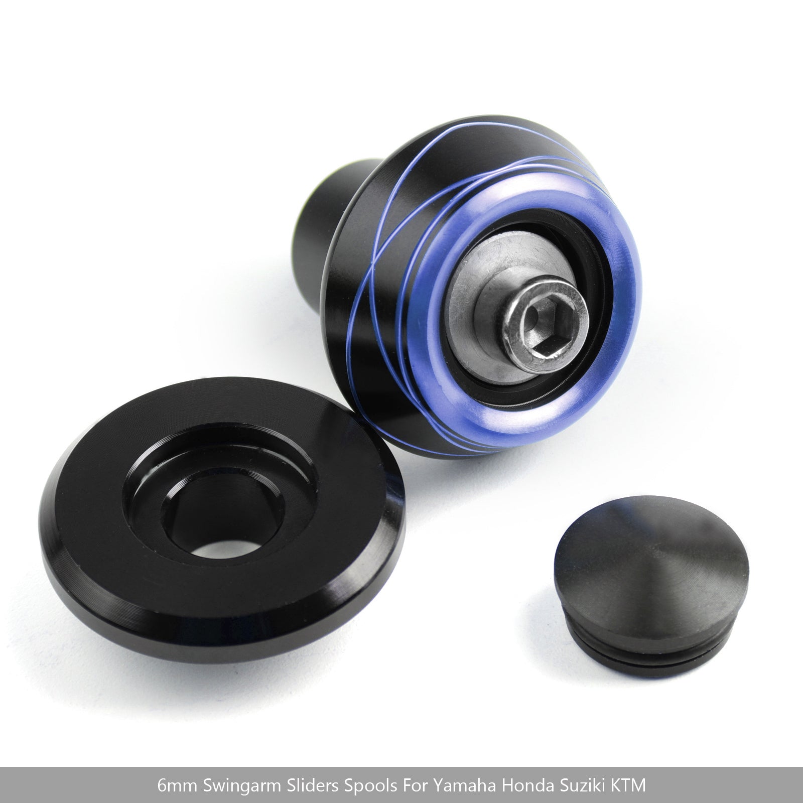 Bouples de curseurs de bras oscillant de 6 mm pour yamaha honda suzuki ktm générique