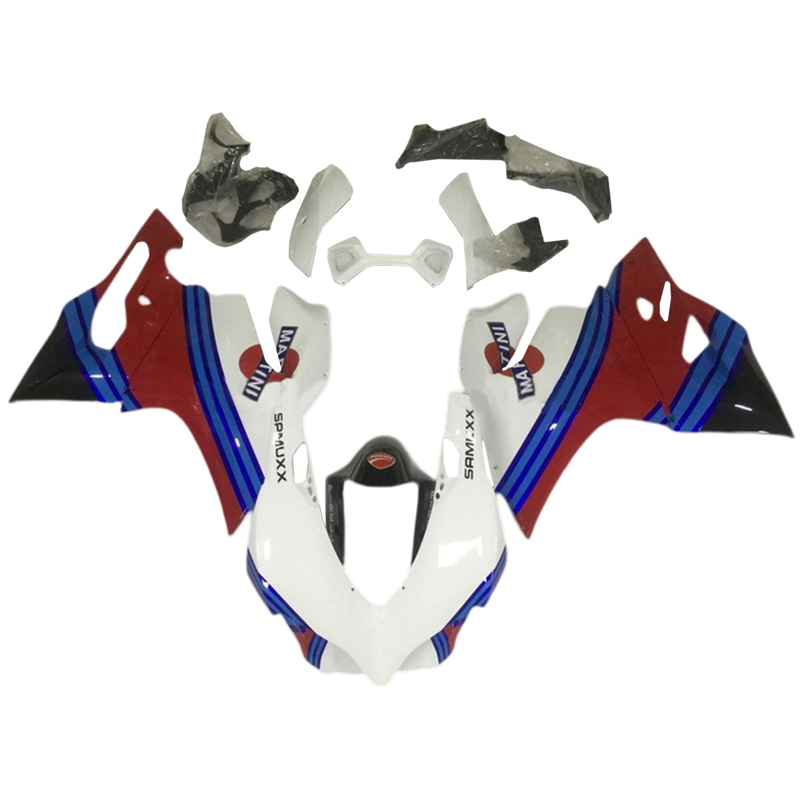 2012-2015 Ducati 1199 899 Kit de carénage d'injection carrosserie plastique ABS # 104