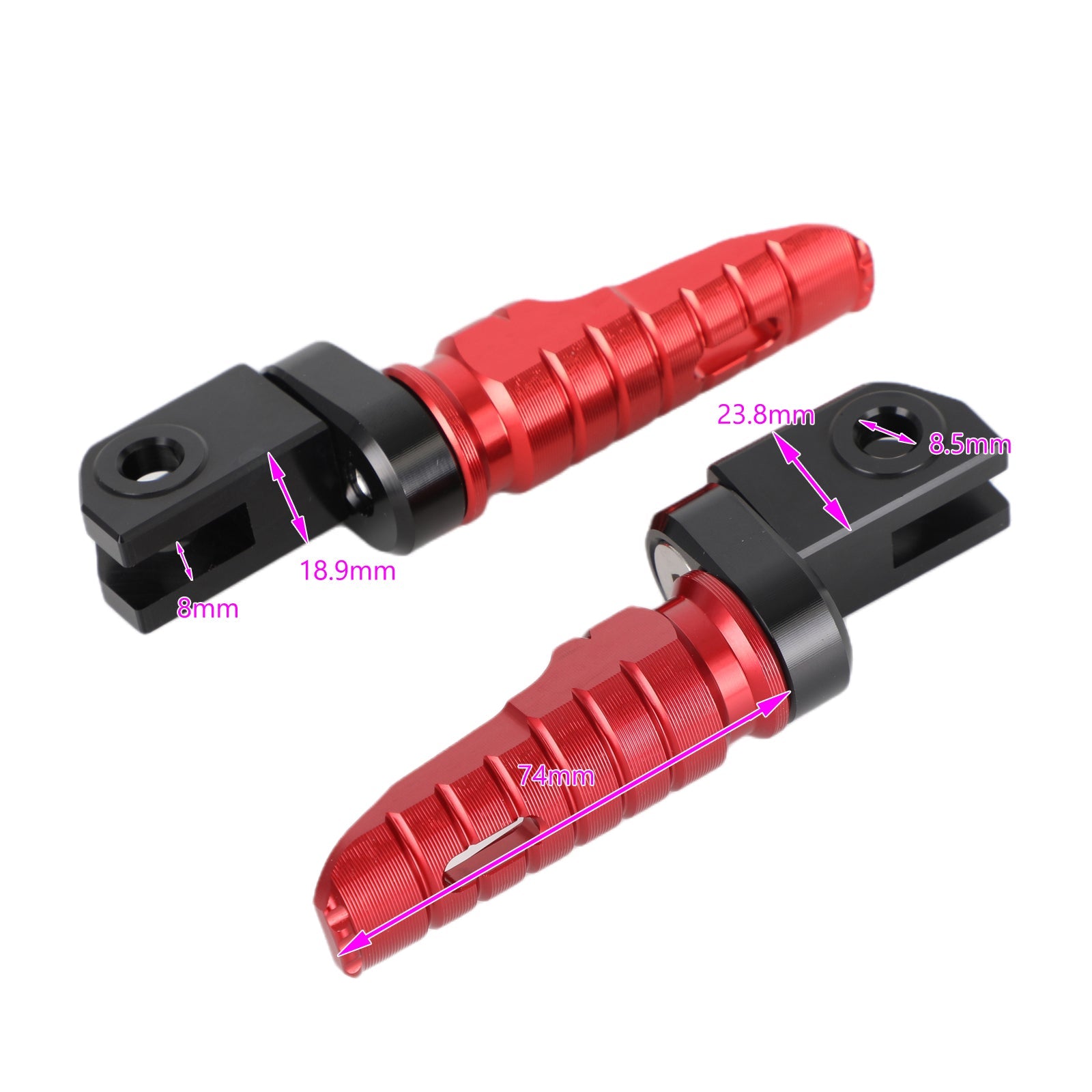 Reposapiés delanteros para Aprilia RSV4 Factory 2009-2022 Tuono 660 2021-2022 Genérico