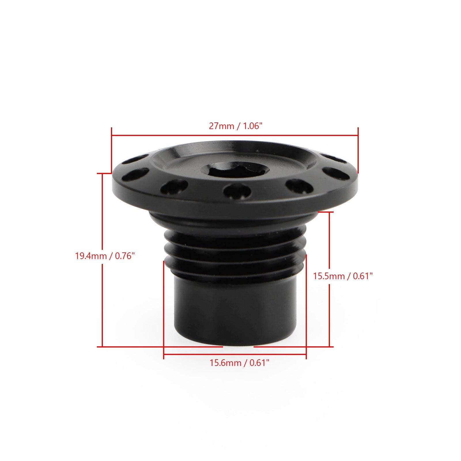 CNC Oil Filelr Cap M16x1.5mm for Husqvarna Svartpilen Vitpilen 250 401 2019-2023