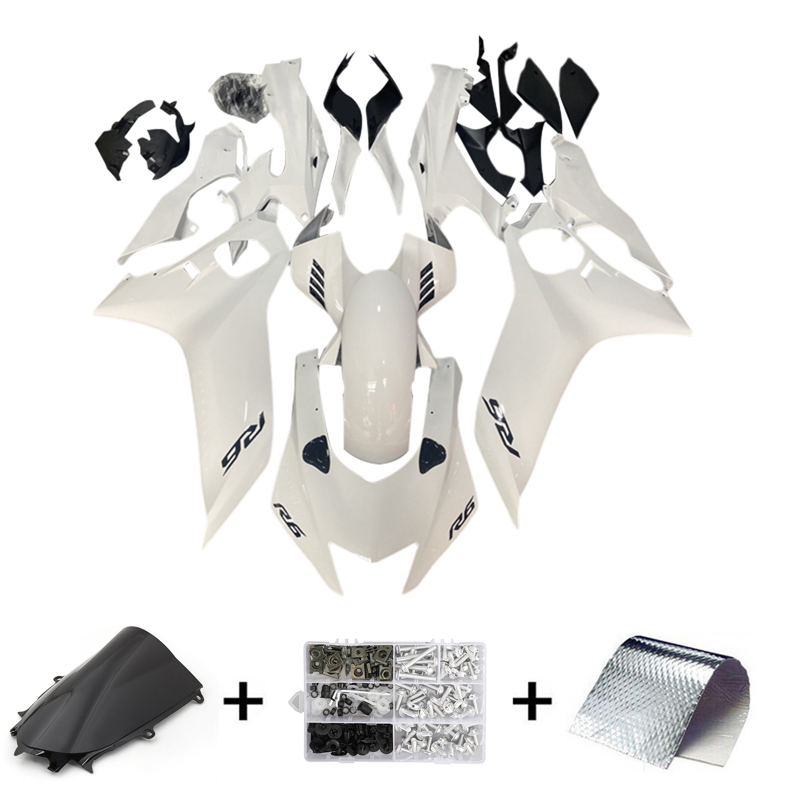 2017-2022 Yamaha yzf-r6 Kit de carénage kit de carrosserie en plastique