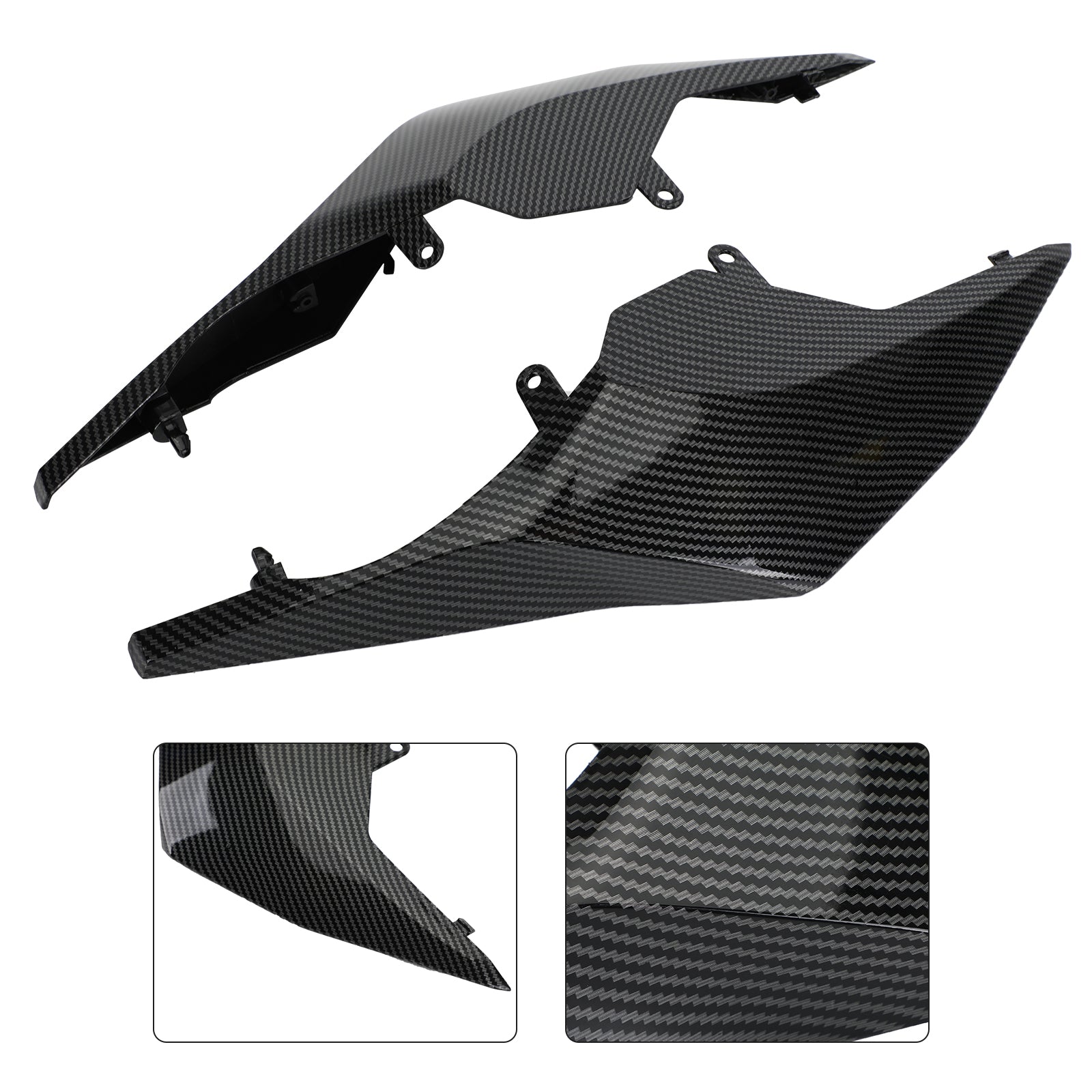 Cubierta de capó de carenado embellecedor de Panel de asiento lateral trasero para Honda CB650R/CBR650R 19-20