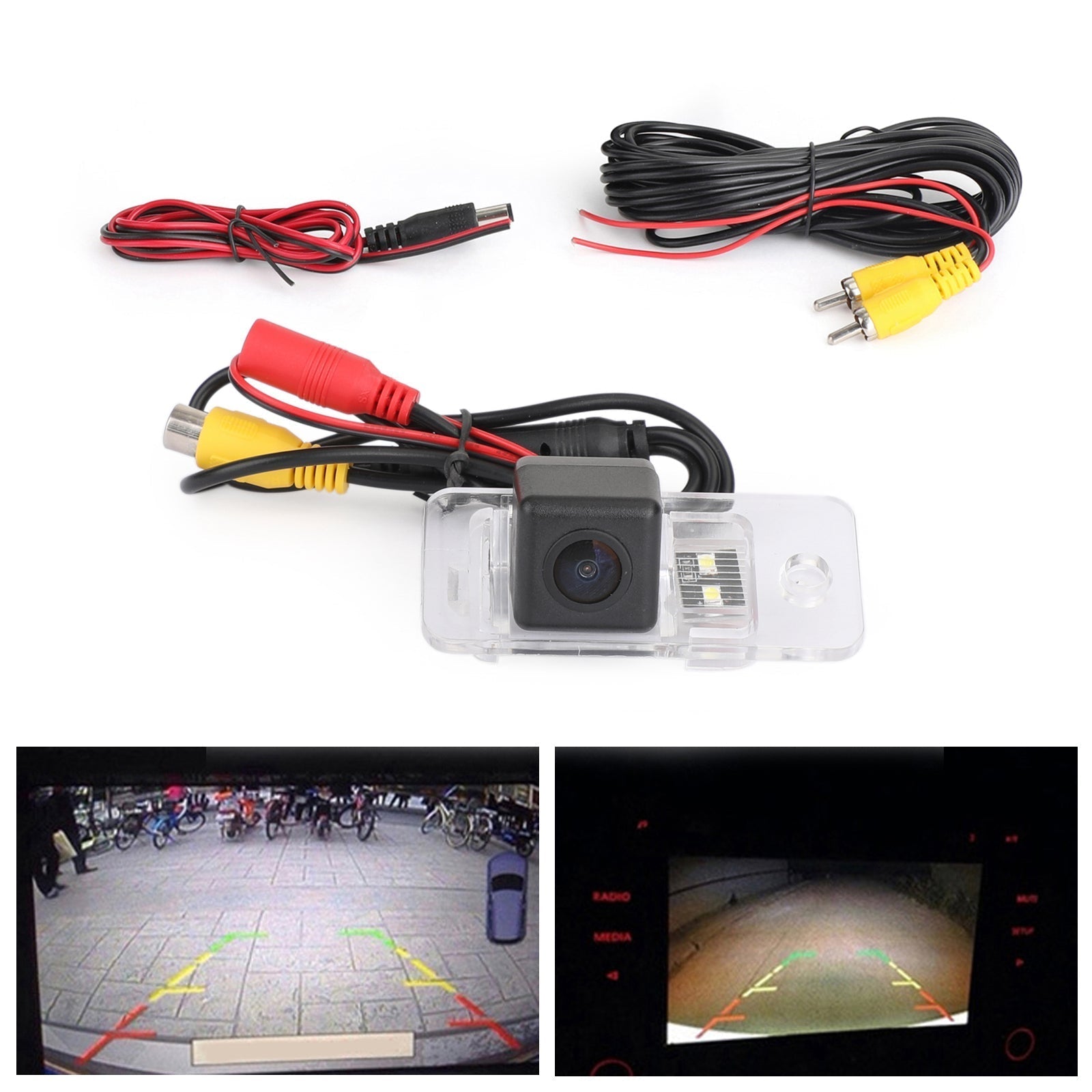 Reverse Backup CCD-camera voor Audi A8 A6 A4 A3 Q7 S5 S6 S8 RS4 RS6 A4L/Q5/A5/TT
