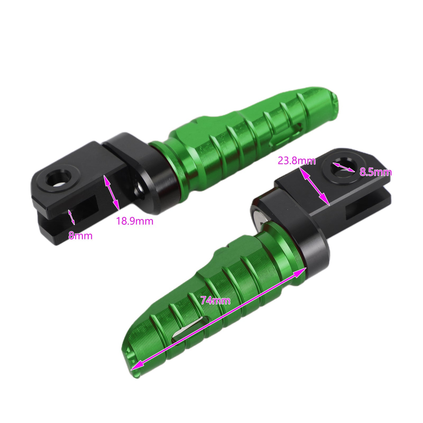 Reposapiés delanteros para Aprilia RSV4 Factory 2009-2022 Tuono 660 2021-2022 Genérico