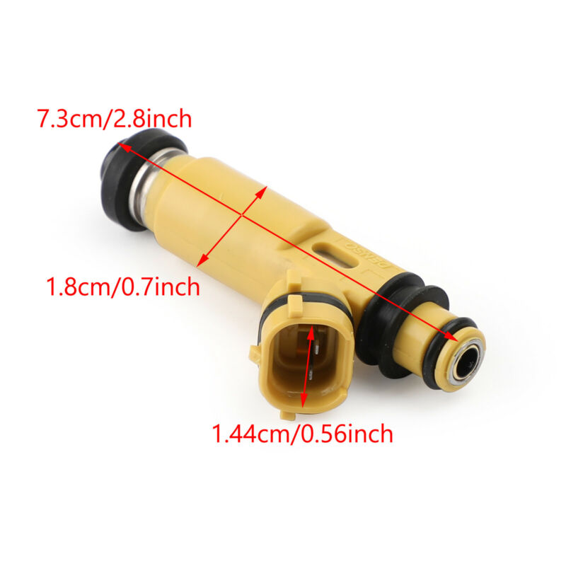 2004-2008 Mazda RX-8 1440cc 4-håls gult bränsleinsprutare 195500-4450 generisk