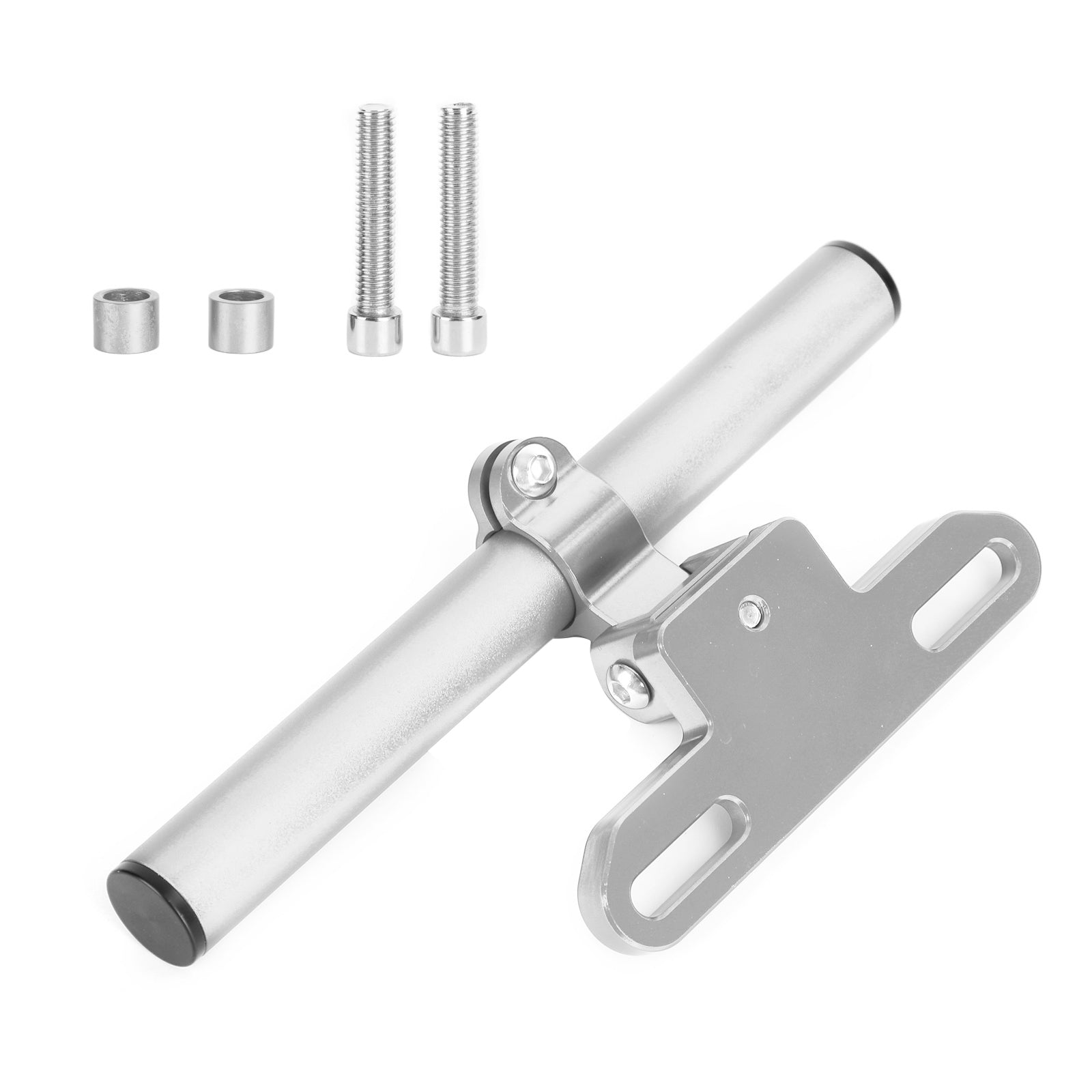 Soporte De Navegación Para Teléfono Soporte De Extensión Gps 22 Mm Para Motocicleta Moto Plata Genérico