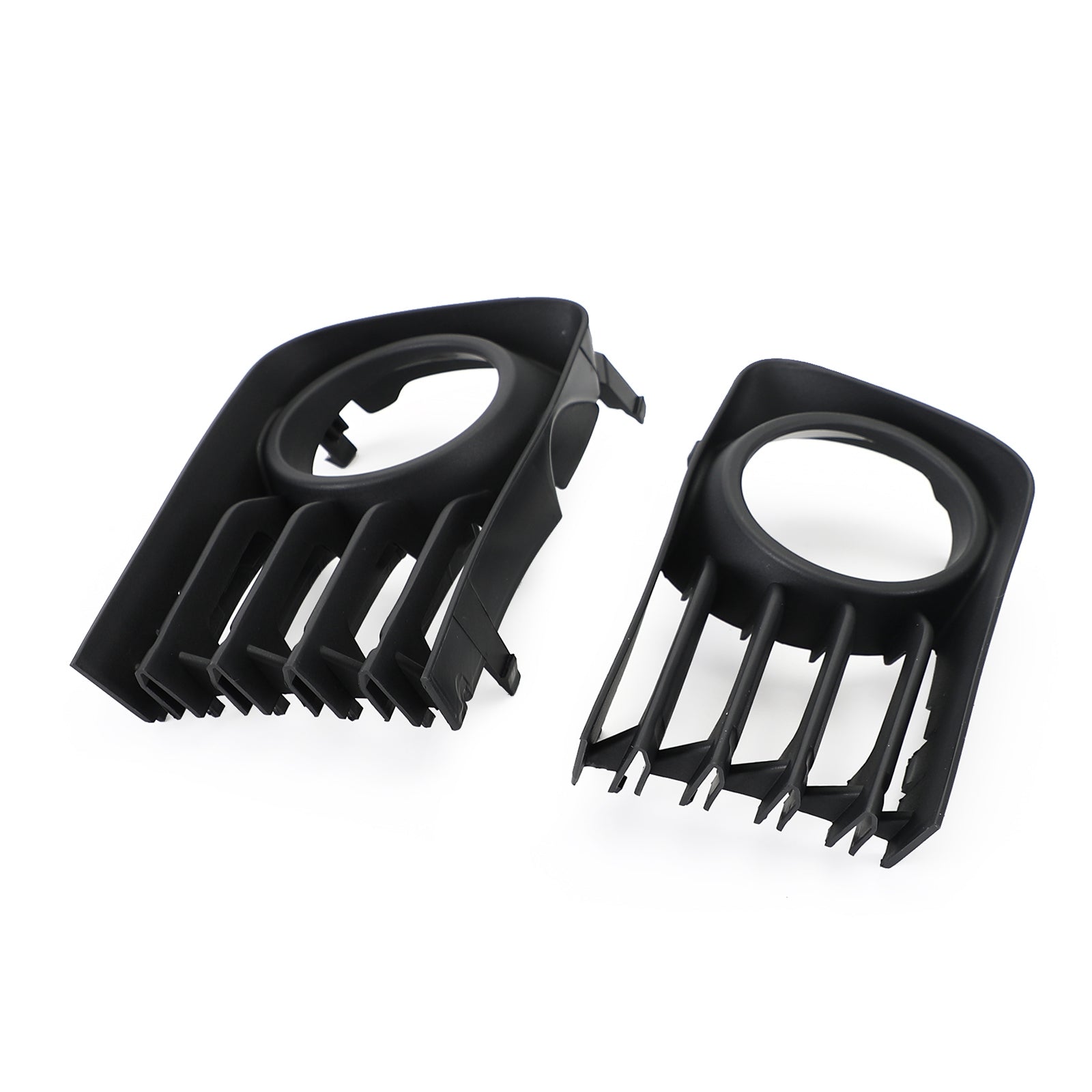 2 Stuks Bumper Mistlamp Grille Grill Trim Cover Fit Toyota Prius 2004-2009 05 06 07 08 Zwart