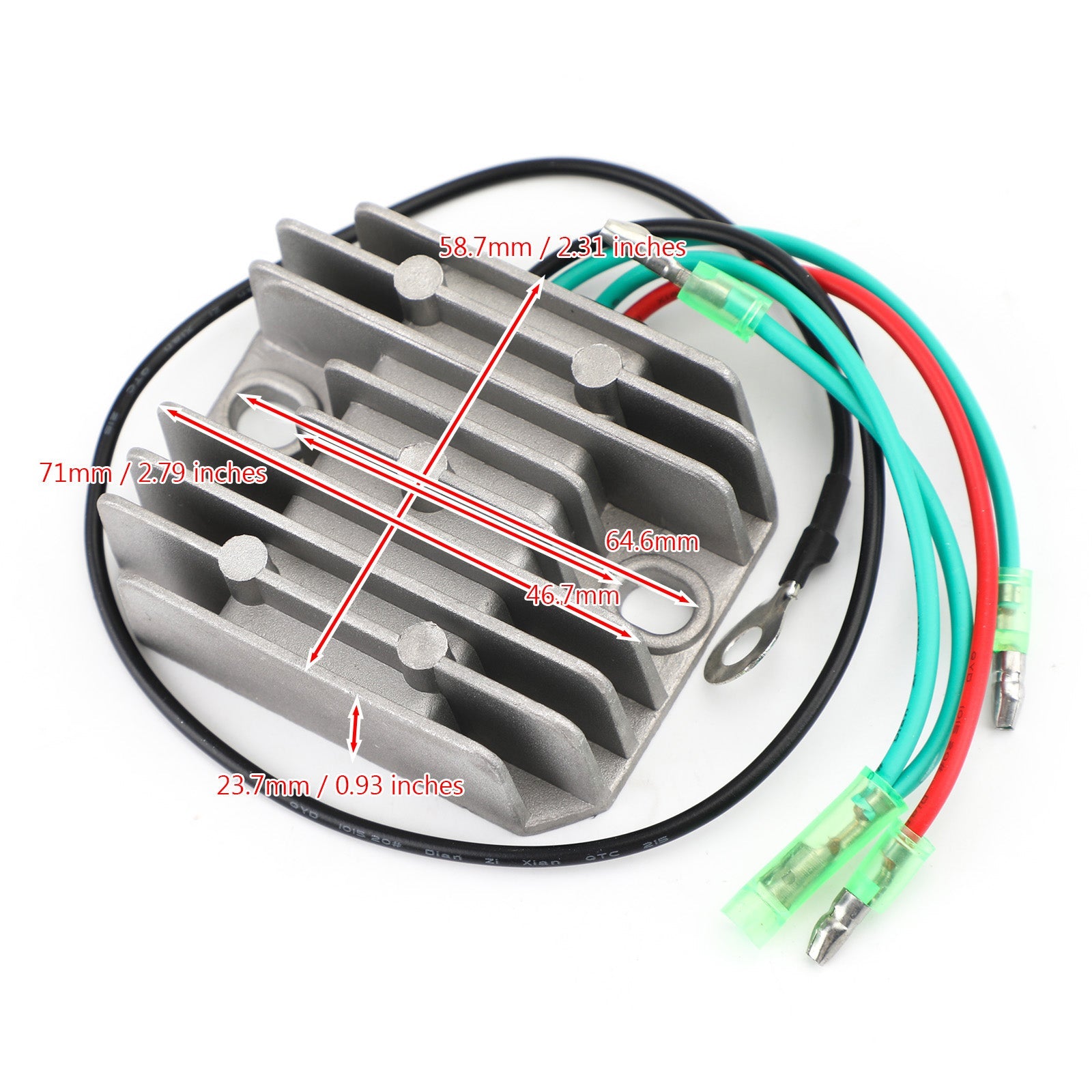 Regulator likeretter passer for Yamaha påhengsmotor 50-115hk 1992-2010 6H0-81960-00-00