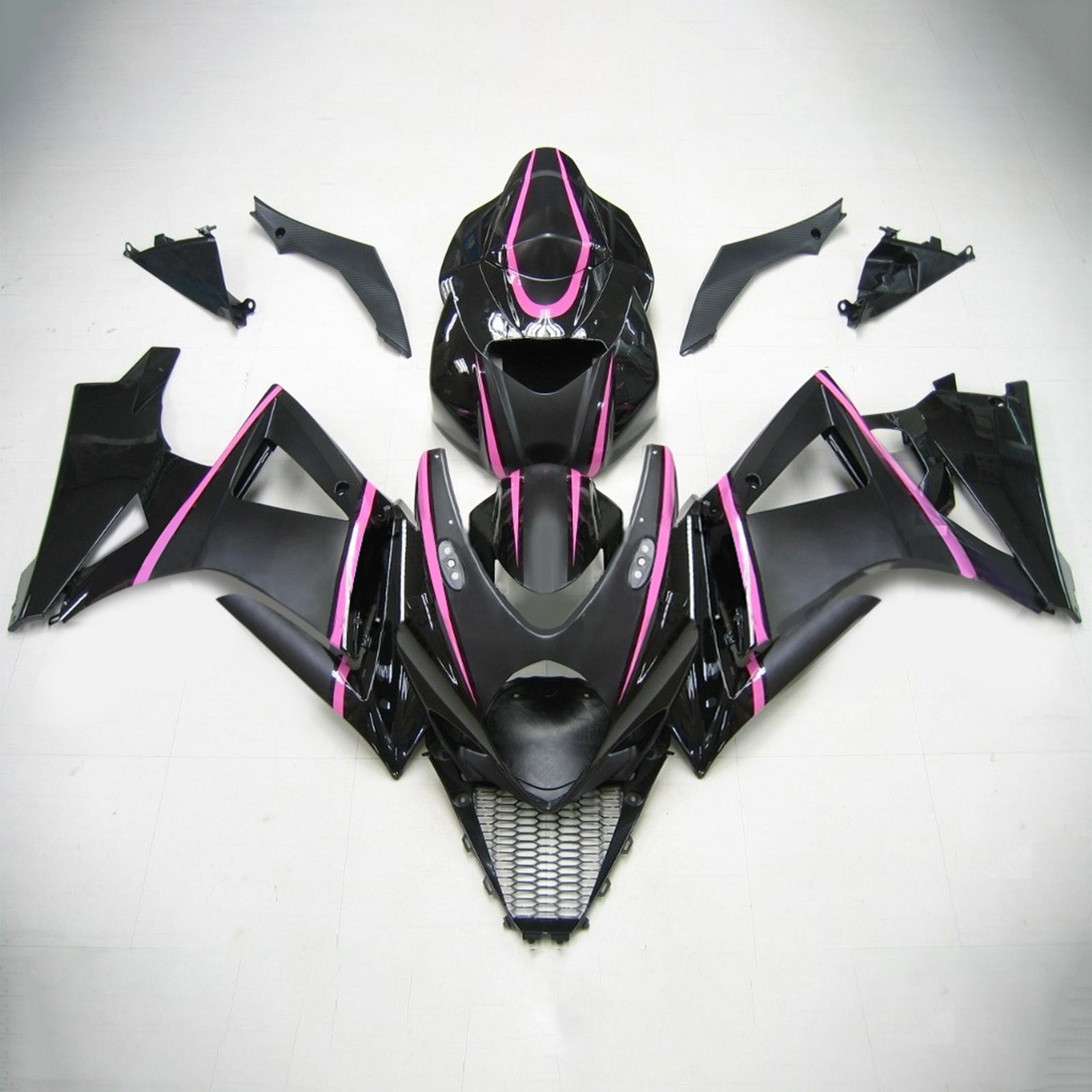 2007-2008 SUZUKI GSXR1000 K7 AMOTOPART INJEKTION FAIRING KIT BOODYWORK ABS #104