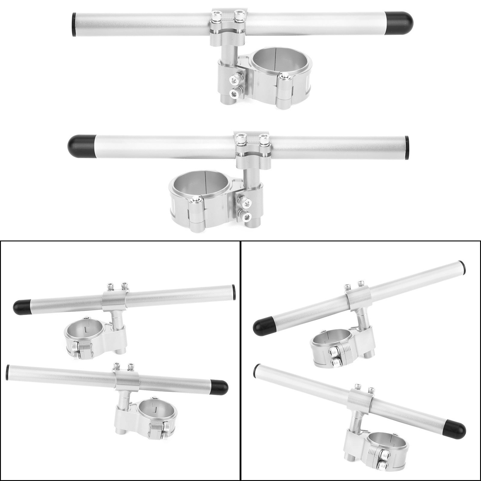 Kit de guidon de Tube de fourche CNC rotatif réglable universel, Clip de billette 52mm générique