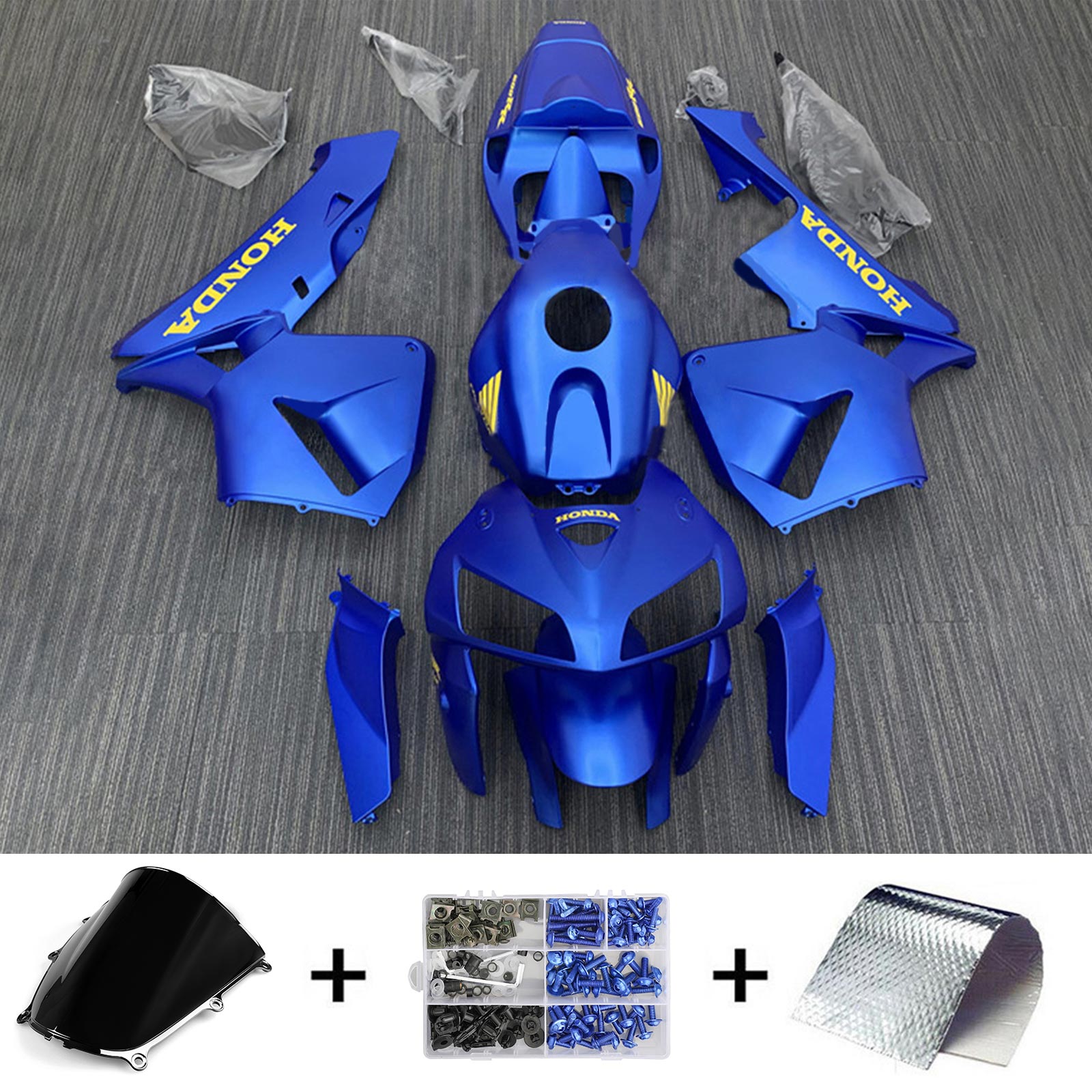 2005-2006 Honda CBR600RR F5 Kit de carénage Kit de carrosserie en plastique Abs