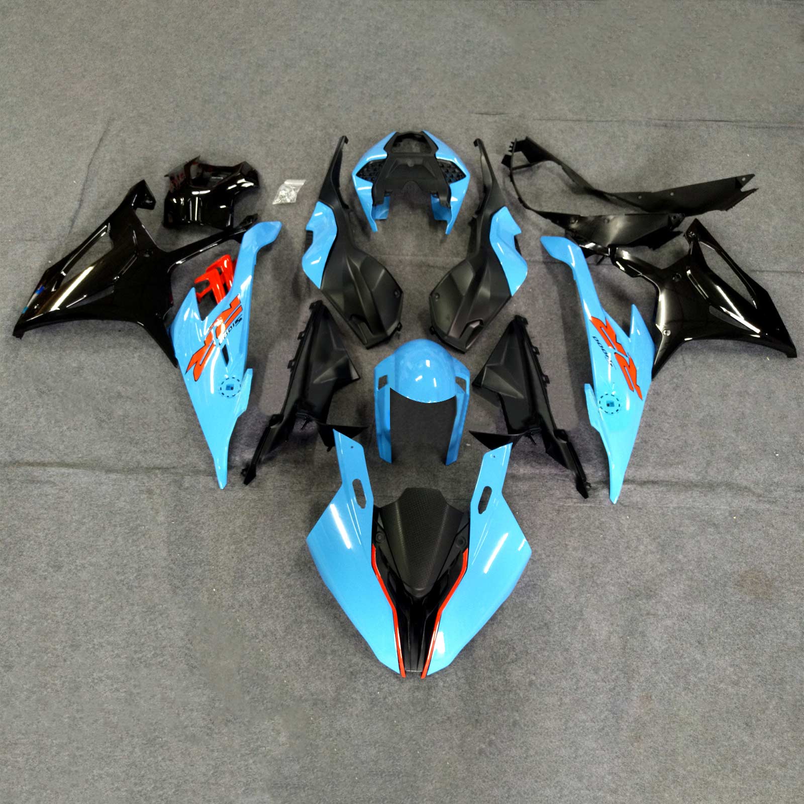 2019-2022 BMW S1000RR Amotopart Injection Fairing Kit Bodywork Plastic ABS #124