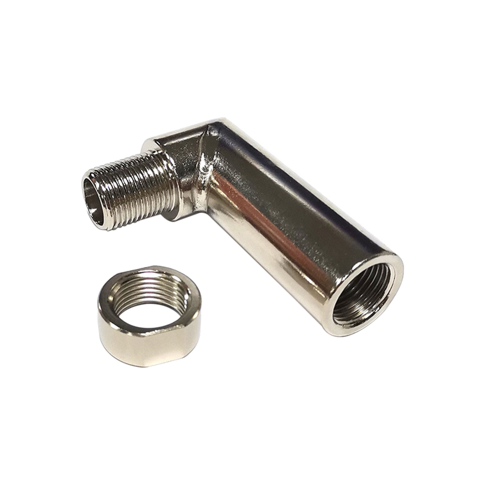 M18X1.5 O2 Oxygen distansens sensor Angled Förlängare 90 grader 02 Bung Extension Generic