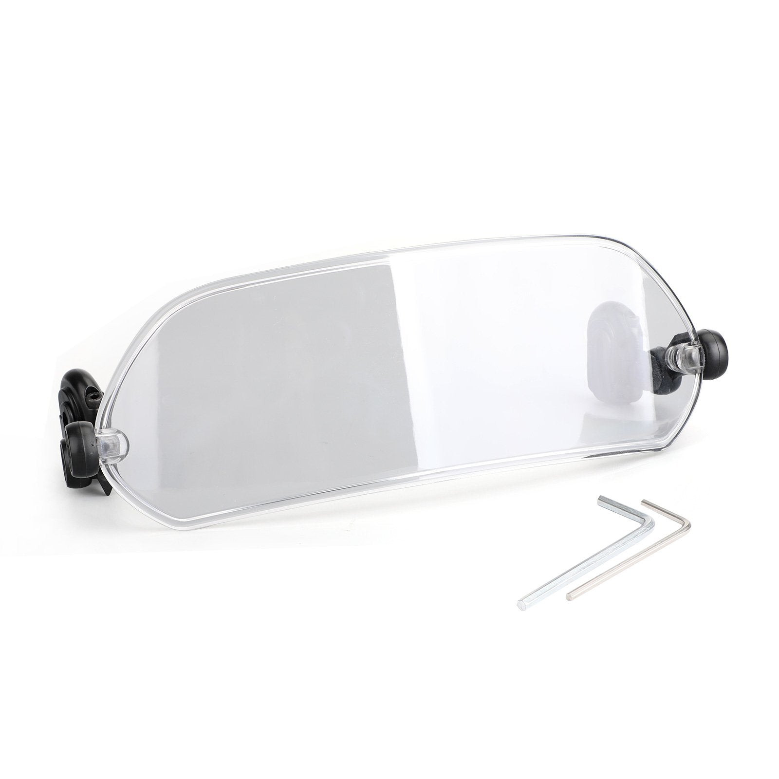 Clip ajustable para motocicleta, alerón de extensión de parabrisas, Deflector de viento genérico