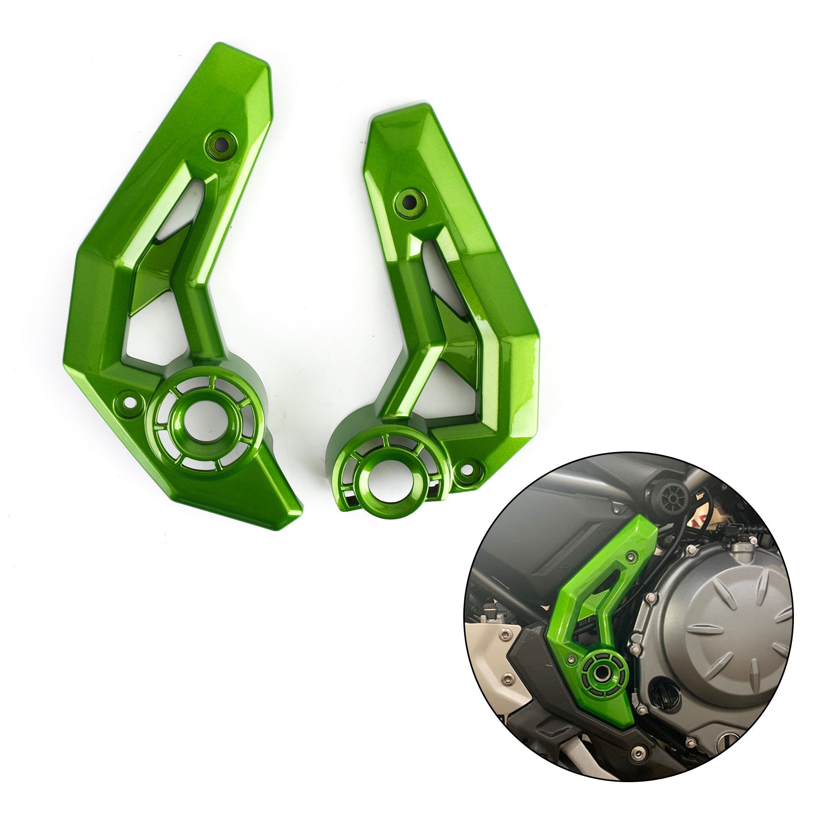 2017-2020 Kawasaki Z650 Ninja 650 Motorcycle Frame Side Cover Guard Fairing Generic