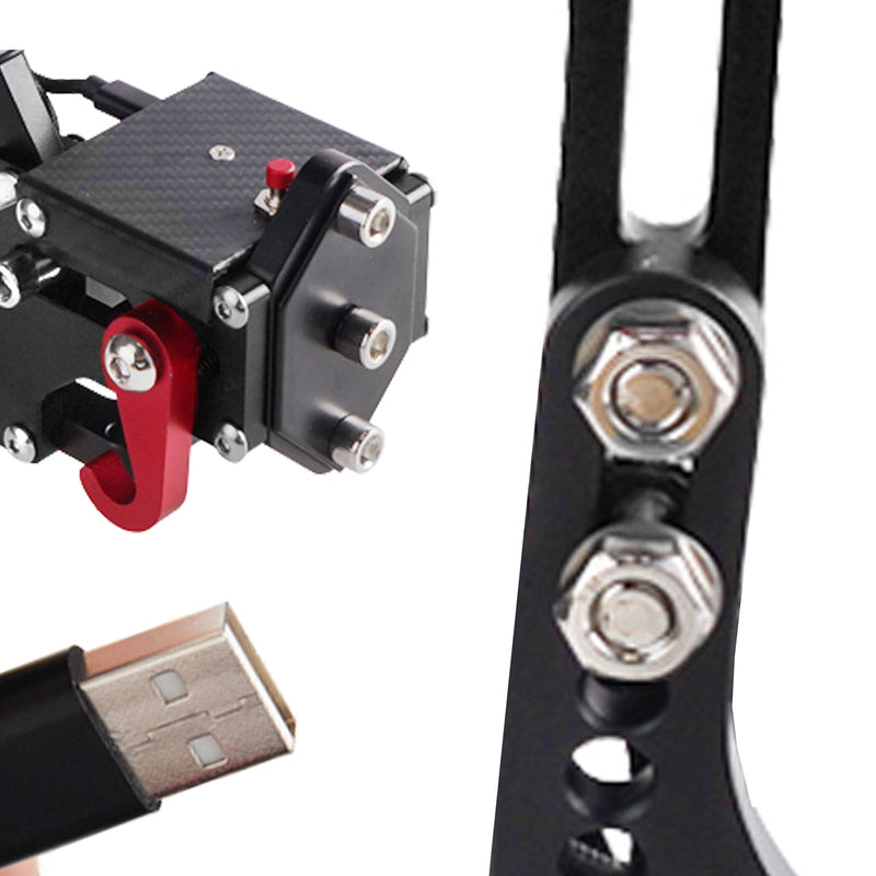 USB3.0 14Bit PS4/PS5 SIM Handbrake for Racing Games Steering Wheel Stand T300RS