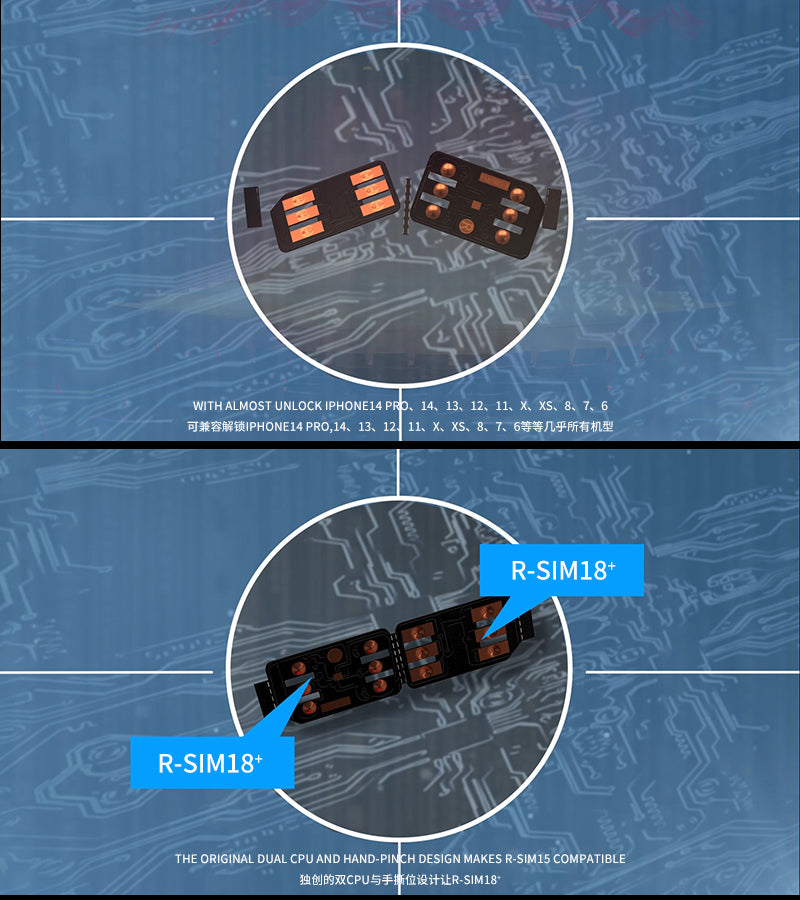 R-SIM 18+ Nano odomknutie karty RSIM Fit for iPhone 14 13 Pro Max 12 Pro 11 x iOS 16