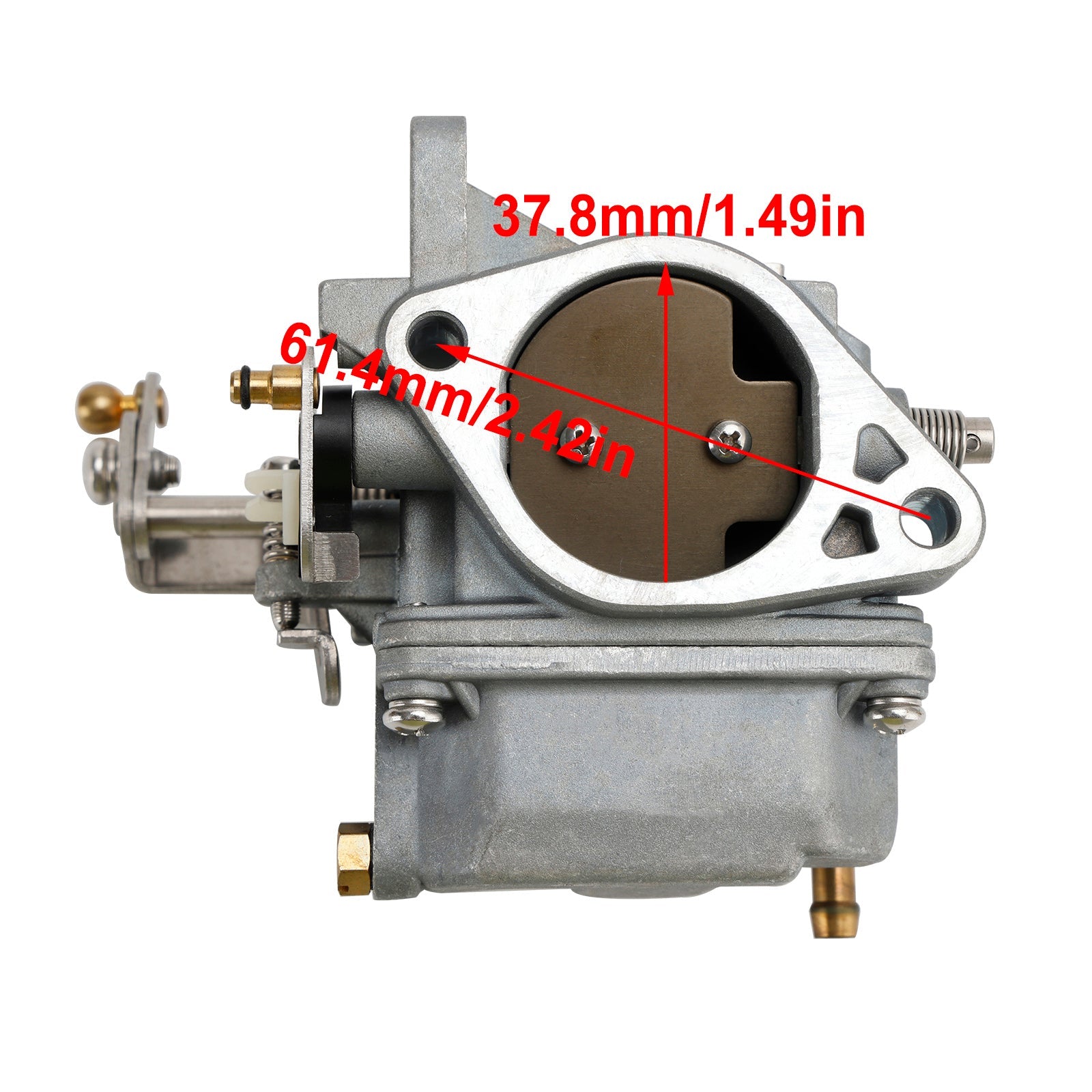 Carburateur Carb geschikt voor Yamaha 2-takt 30HP T30 40HP T40 buitenboordmotor 66T-14301