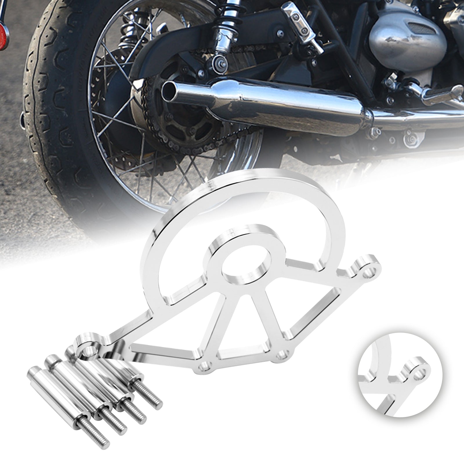 SPOCKNING Kedjeskedjeskydd för Hinkley Bonneville Thruxton Generic