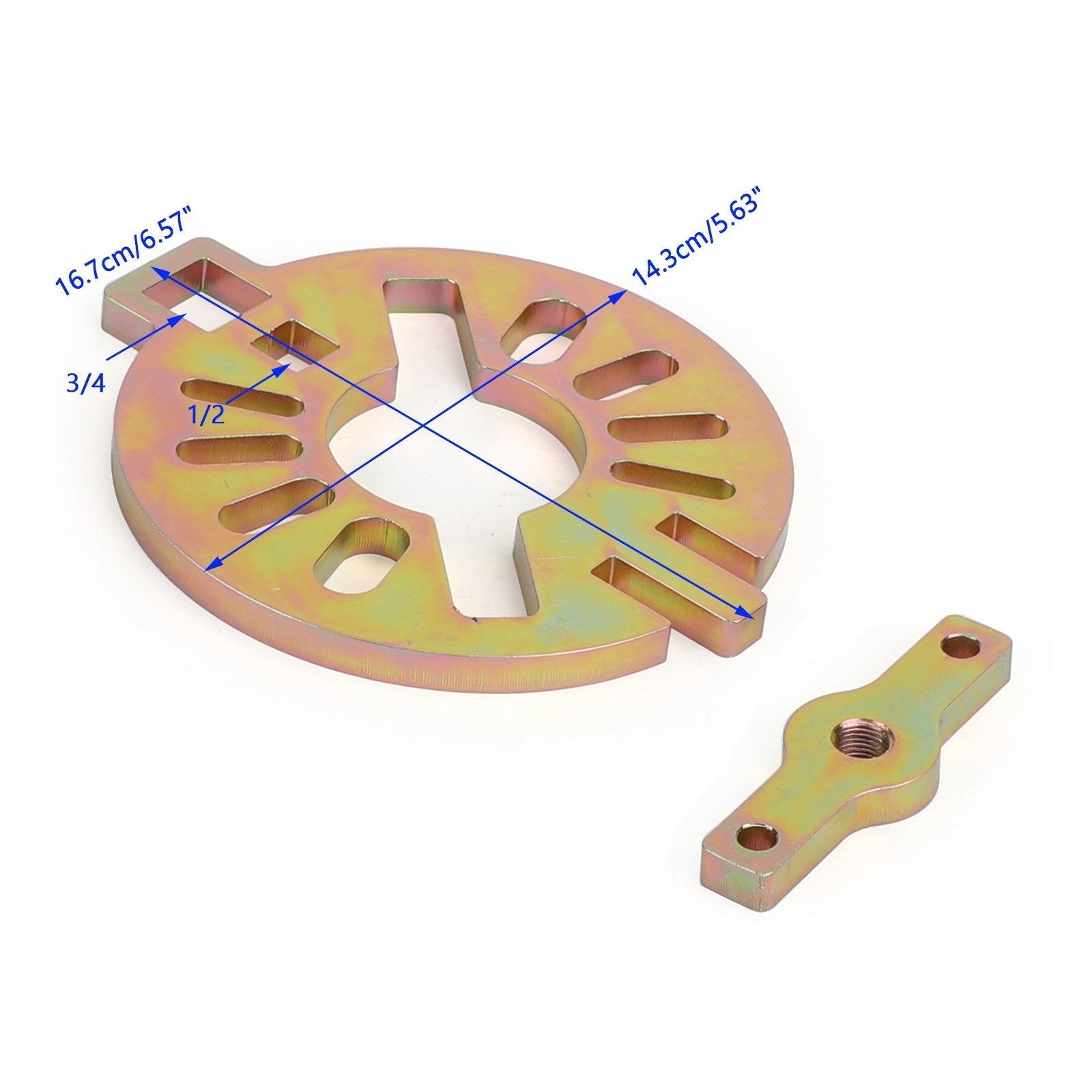 Brida de piñón Portaherramientas de sujeción Anillo de llave de yugo Tuerca del eje del extremo trasero