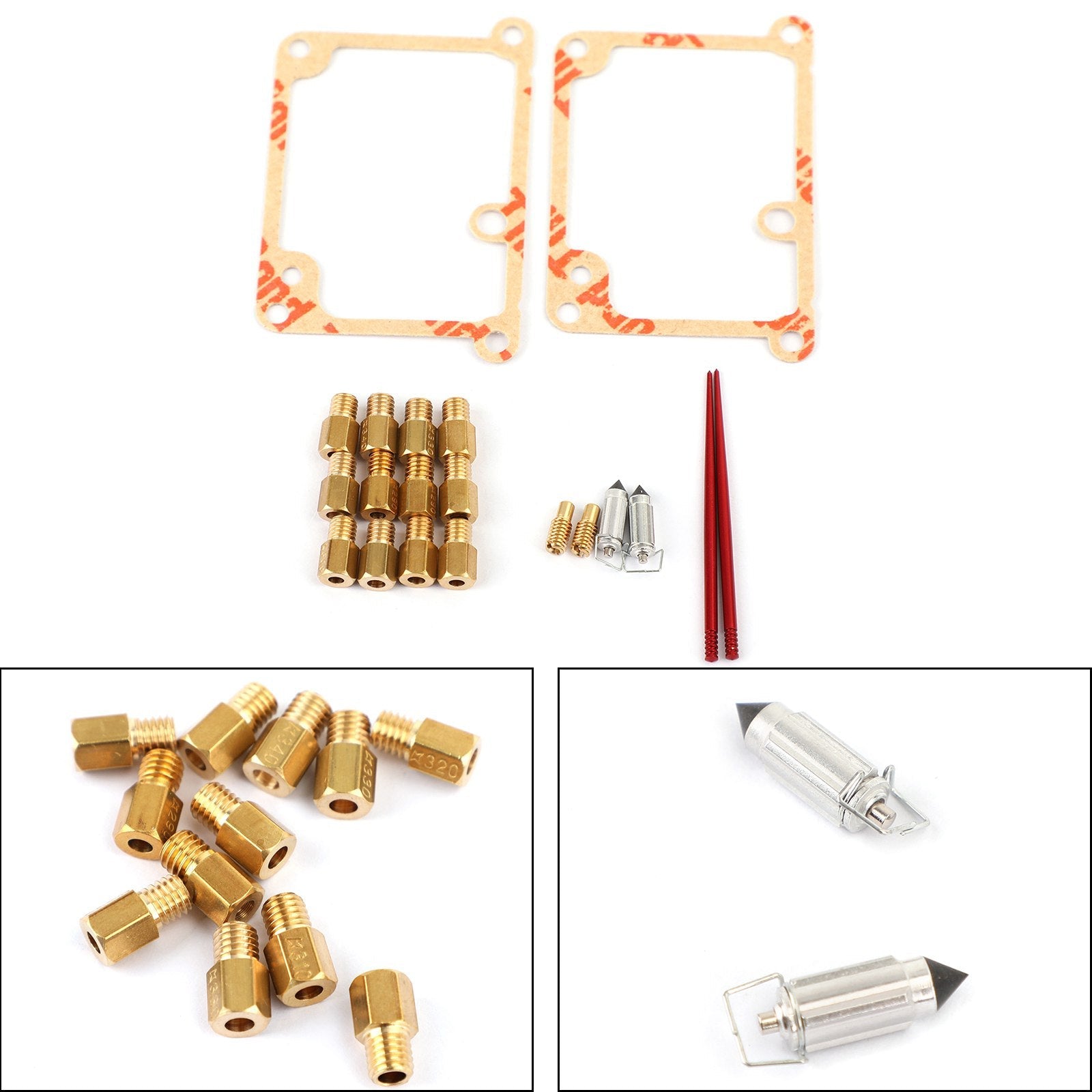 Kit de réparation de carburateur de moto, 4 pièces, adapté à Yamaha Banshee YFZ350 générique