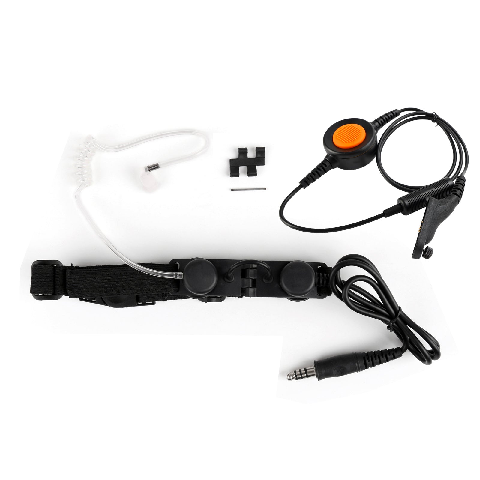 Casque de casque réglable de micro de gorge z-tactical pour xpr6300 xpr6350 xpr6380 xpr6500