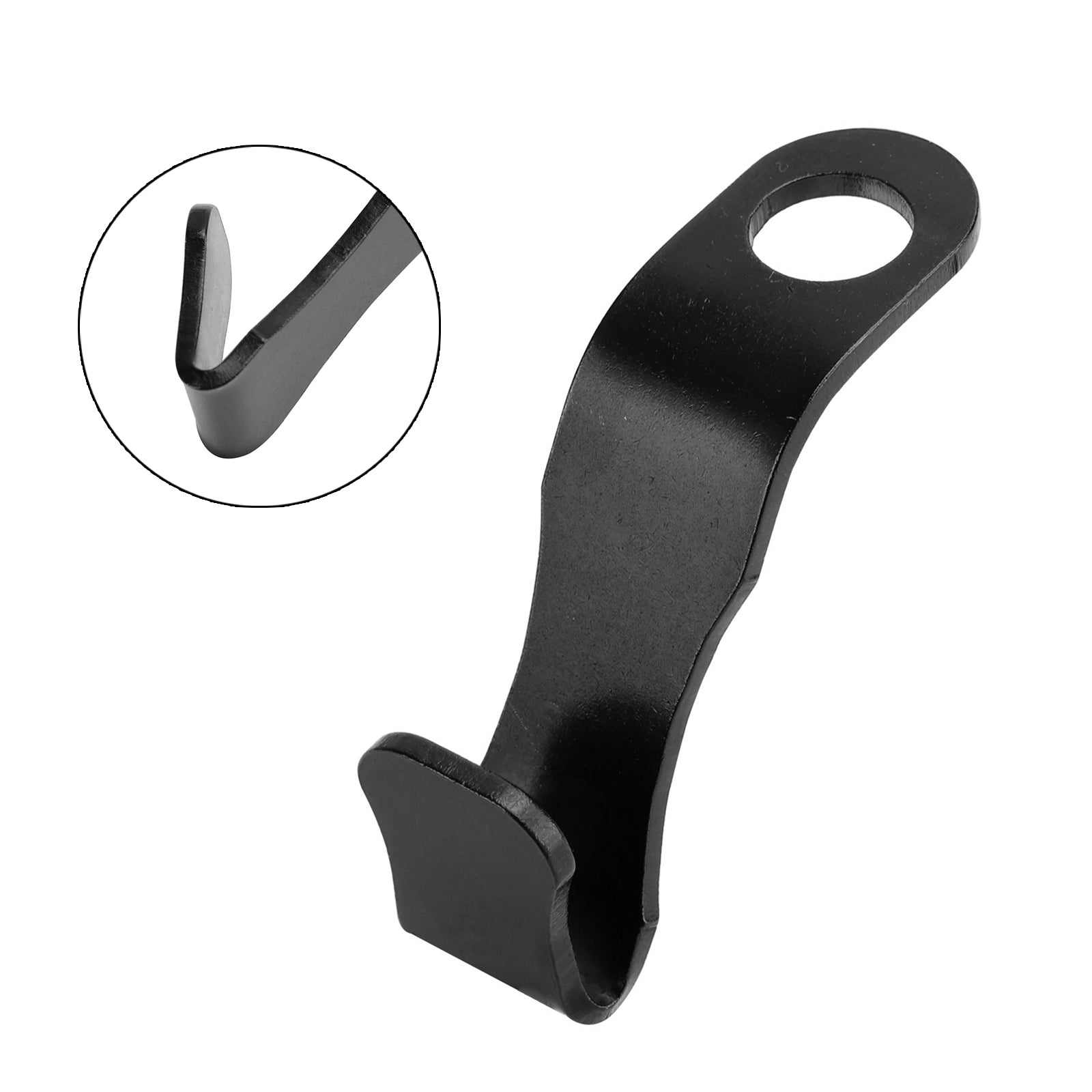 Helmhaakhanger Opslaghouder Accessoires Universeel Geschikt voor motorfietsen Zilver